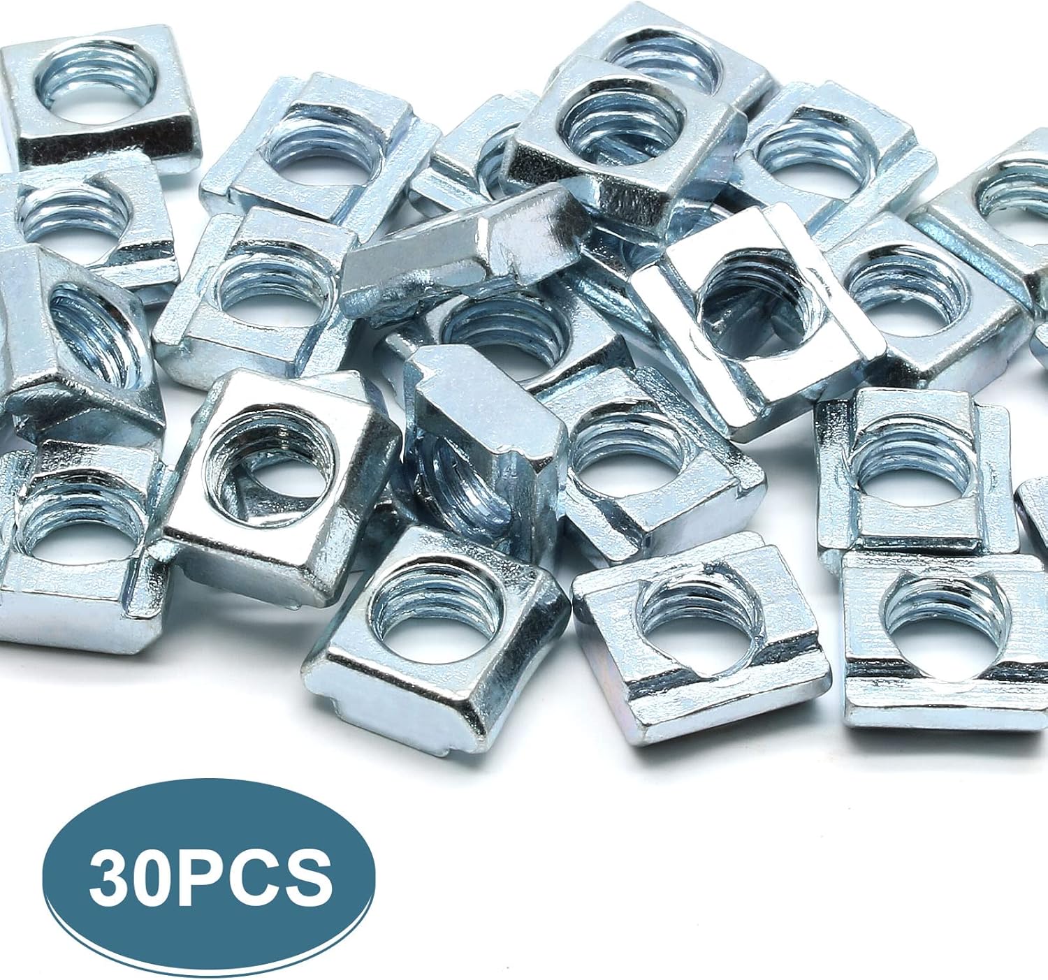 30pcs 2020 Series M6 T Nuts, Tee Sliding Slot Nuts Hammer Head Fastener Nut - Image 3