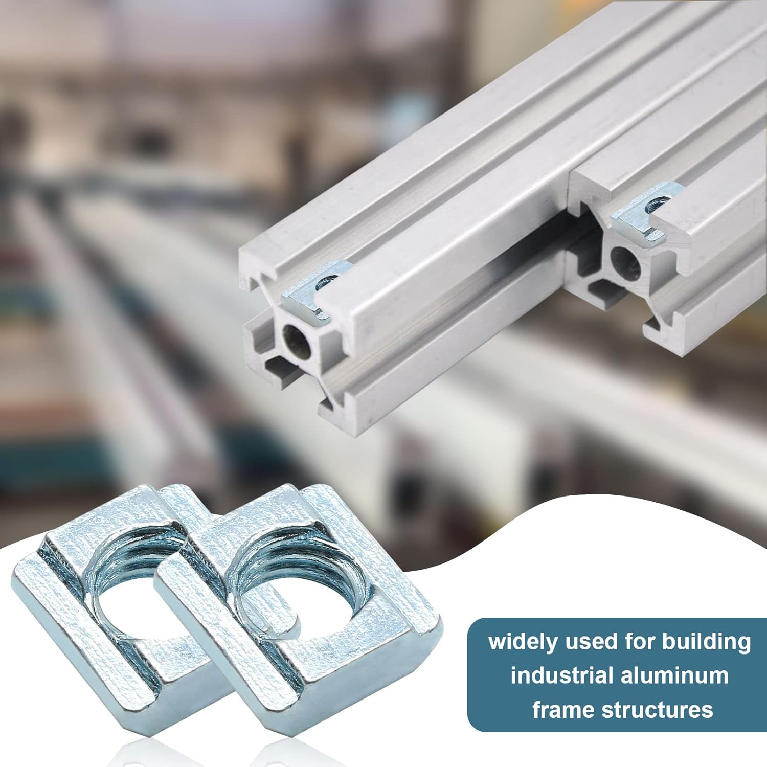 30pcs 2020 Series M6 T Nuts, Tee Sliding Slot Nuts Hammer Head Fastener Nut - Image 6