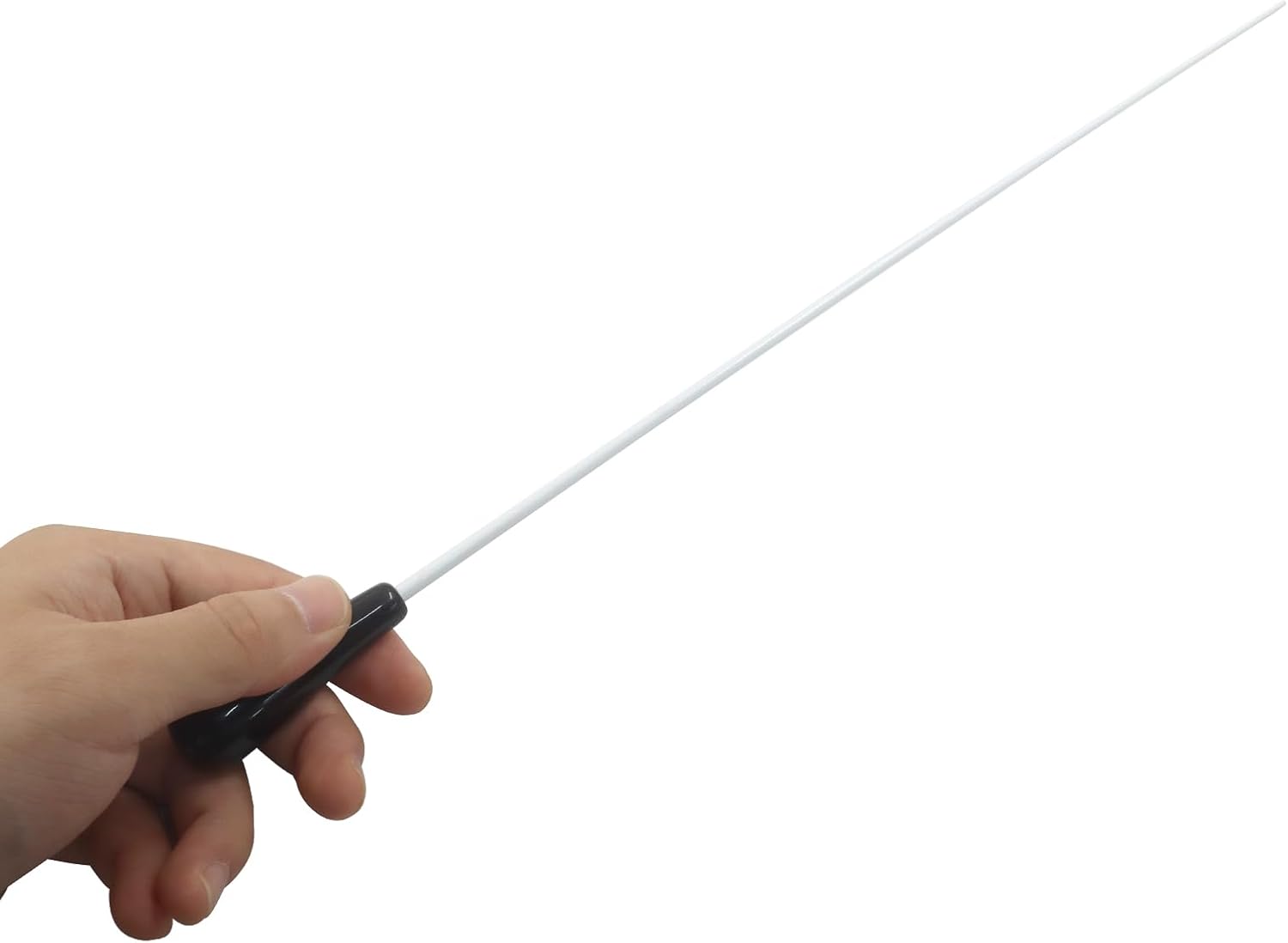 Music Conducting Baton, Imitation Agate Handle Baton Lightweight Conductor Baton with Tube Case for Concert(Black Handle, 1 Pack) - Image 5
