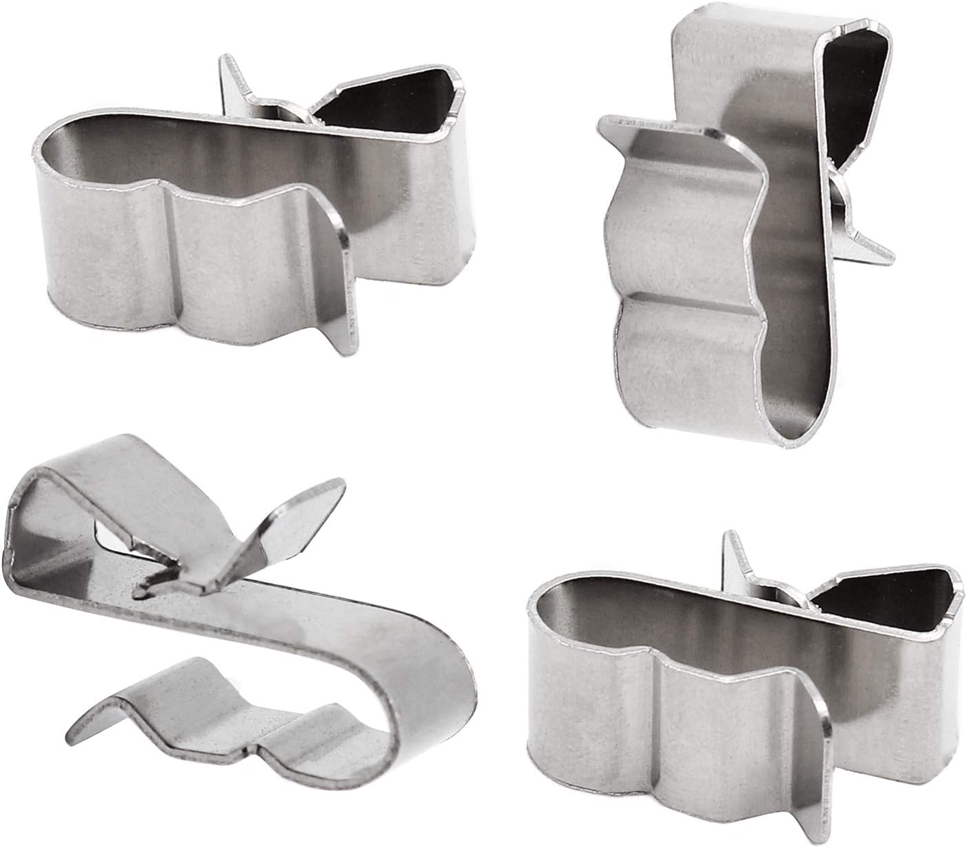 60pcs Solar Panel Cable Clips Trailer Wire Clips Stainless Steel, 0.85
