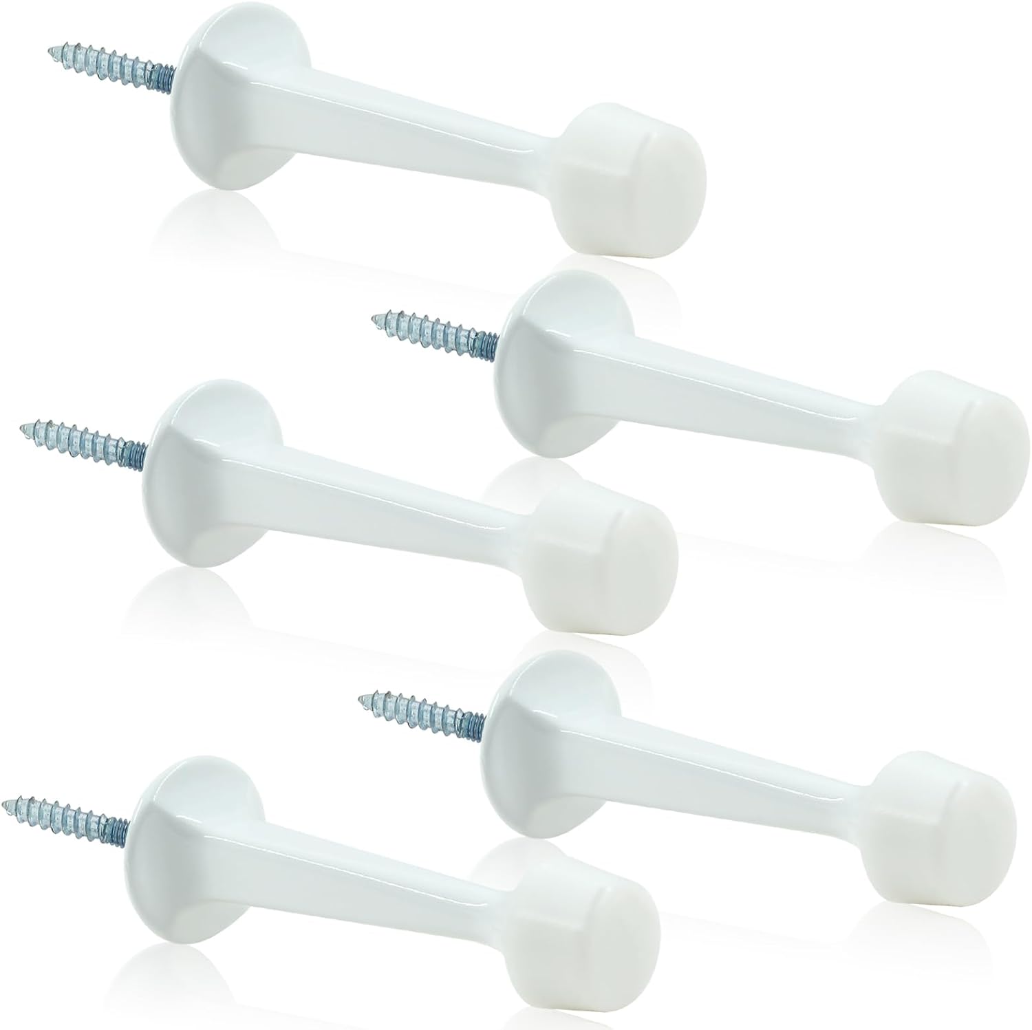 5 Pack Solid Rigid Door Stops Heavy Duty Door Stops 3