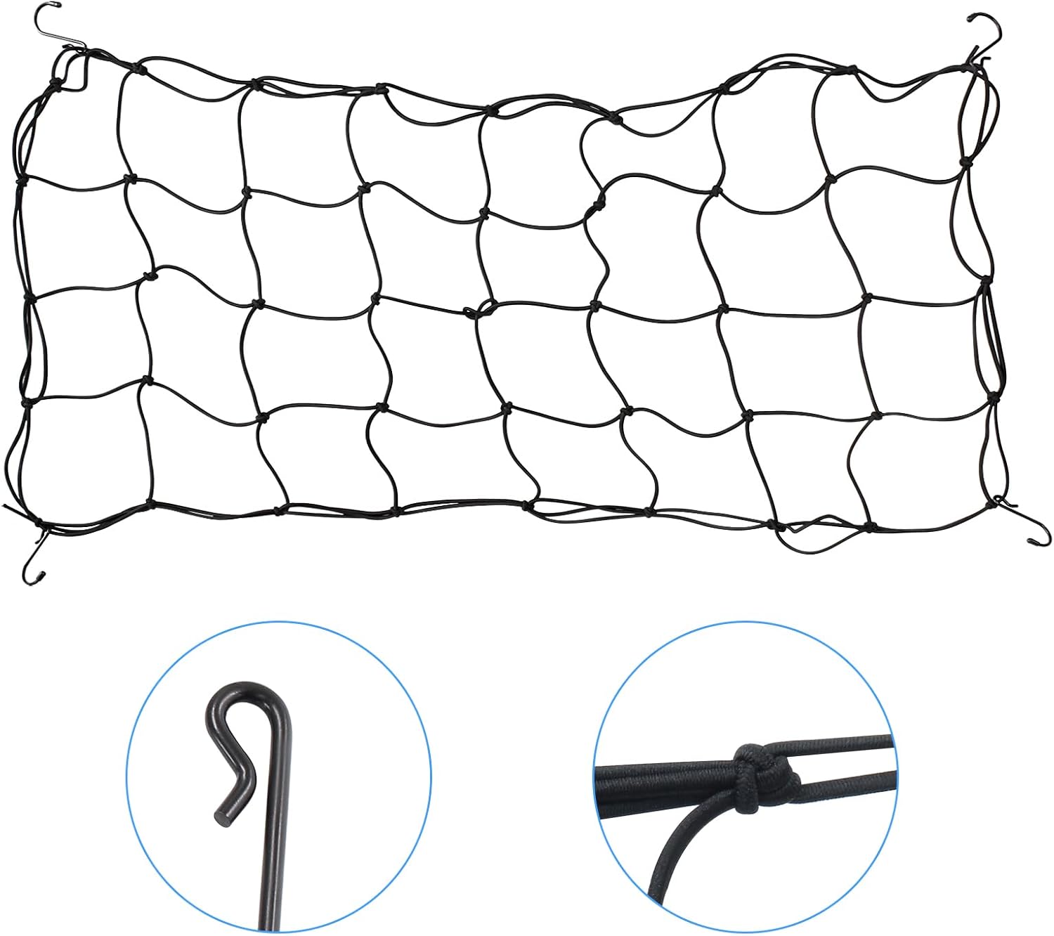 2 x 4Ft Trellis Netting with Hook, Heavy Duty Stretchy Scrog Plant Net Support for Indoor Outdoor Garden Plant Growing Tents - Image 5