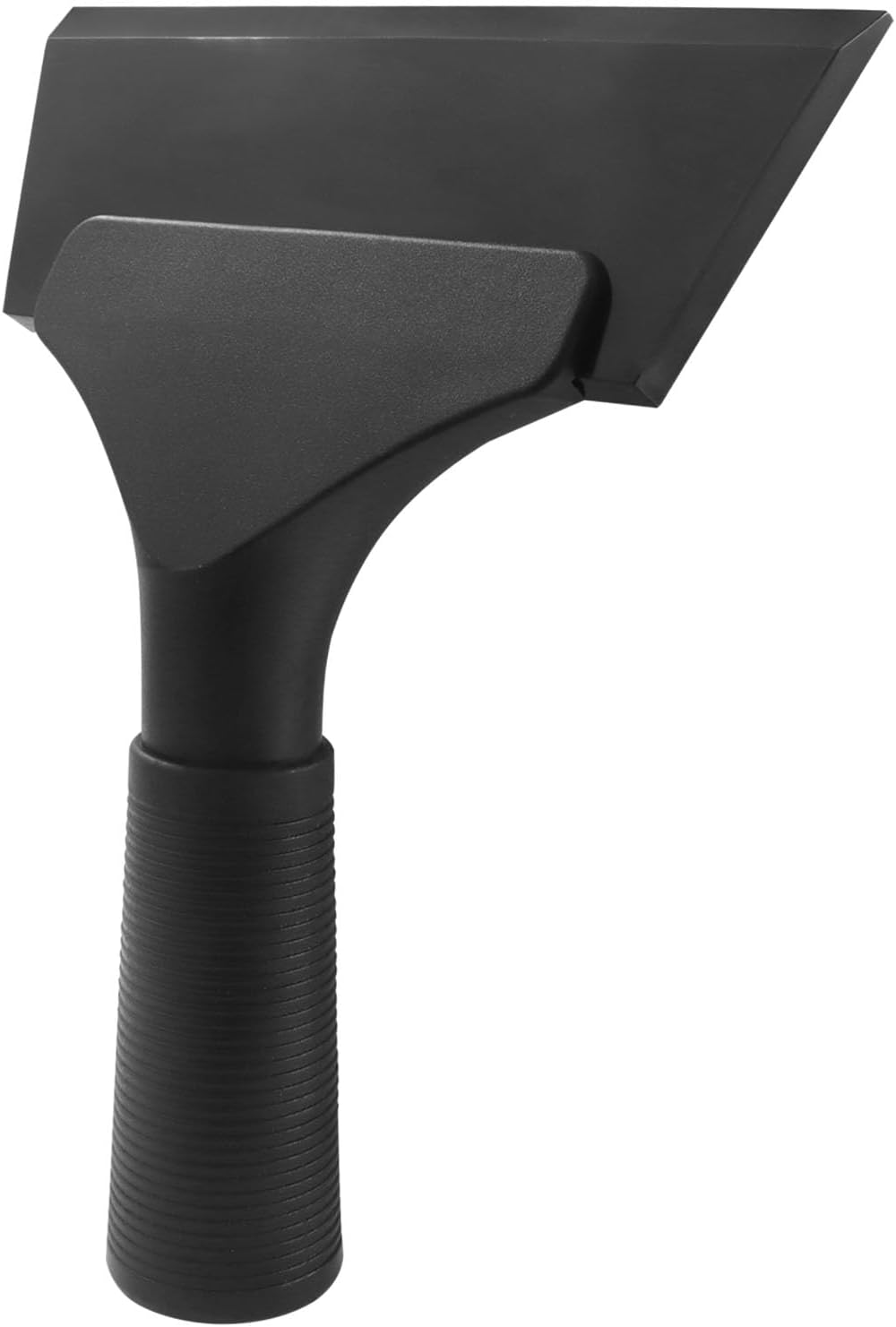 Small Squeegee 5 inch Rubber Window Tint Windshield Scraper, Non-Slip Handle Glass Cleaner for Car Glass Mirror Shower Door/Bathroom Cleaning(Pure Black, 1 Pack) - Image 2