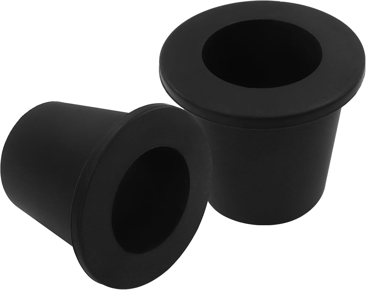 2 Pack Umbrella Hole Plug Holder, Clear Cone Wedge Stabilizer Sleeve Umbrella Adapter, 1.5in 38mm Versatile Patio Table Accessories for Outdoor Beach Picnic/Yard Patio Users(Black) - Image 2