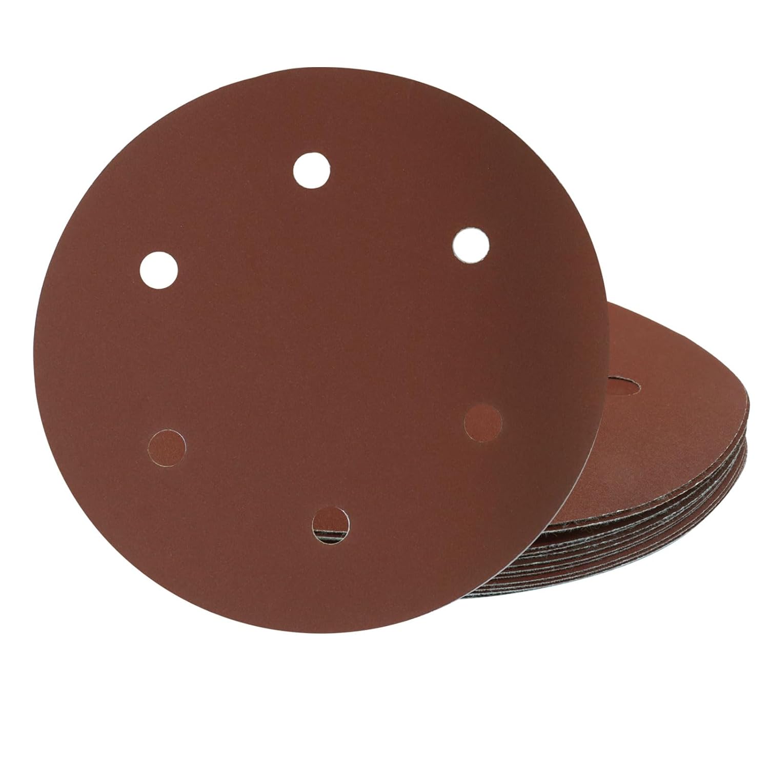 15 Pack 9 Inch 6 Hole Sanding Discs, 180 Grit Hook and Loop Sandpaper, Drywall Sanding Pads for Drywall Sander/Home Improvement Enthusiasts - Image 1