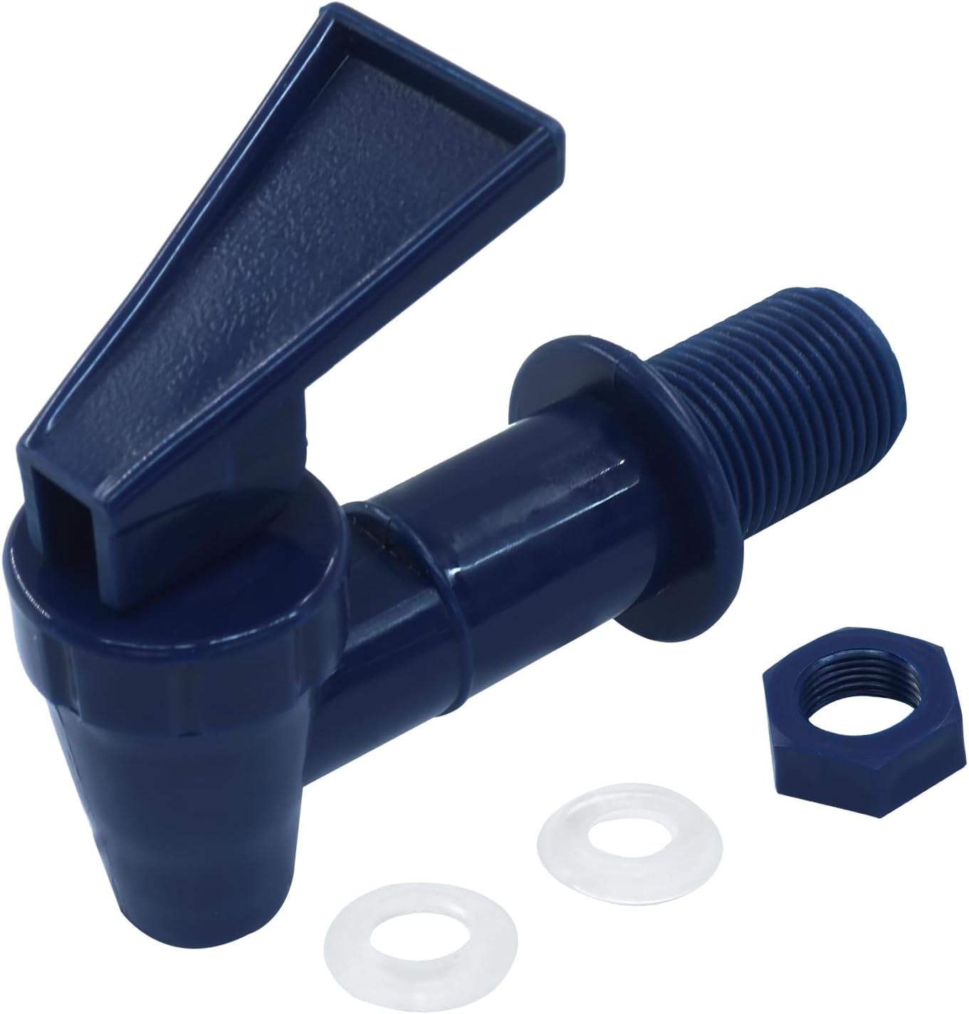 4 Pcs Replacement Cooler Faucet, BPA Free Water Dispenser Tap Reusable Spigot Spout, Beverage Lever Pour Dispenser Valve for Water Jug/Ceramic Crock(Dark Blue) - Image 2