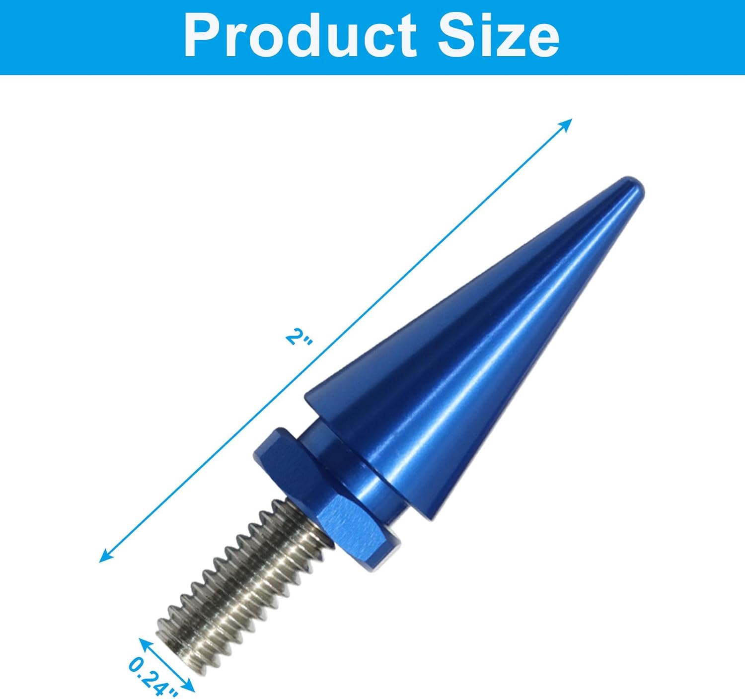 Windshield Bolts Blue Fairing Bolts, Windscreen Screws Kit Compatible for Street Glide, Electra Glide, Ultra Classic, Ultra Limited, Tri Glide Models - Image 2