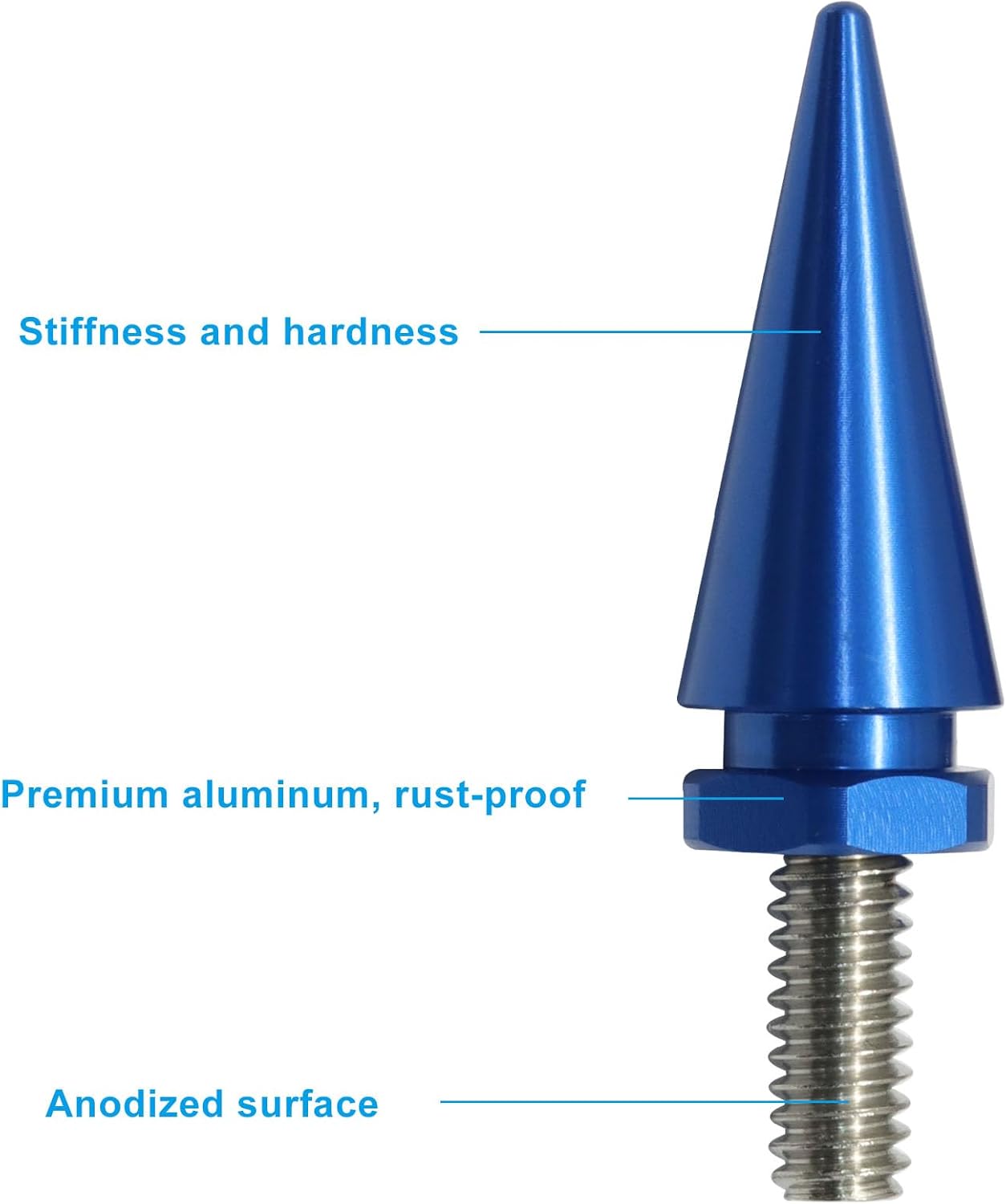 Windshield Bolts Blue Fairing Bolts, Windscreen Screws Kit Compatible for Street Glide, Electra Glide, Ultra Classic, Ultra Limited, Tri Glide Models - Image 4