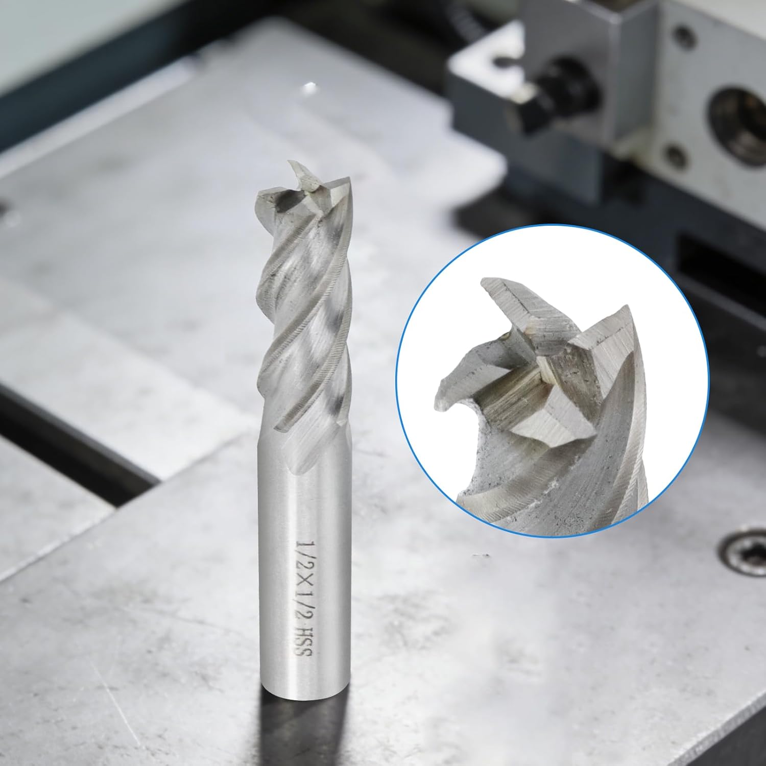 Square End Mill 1/2