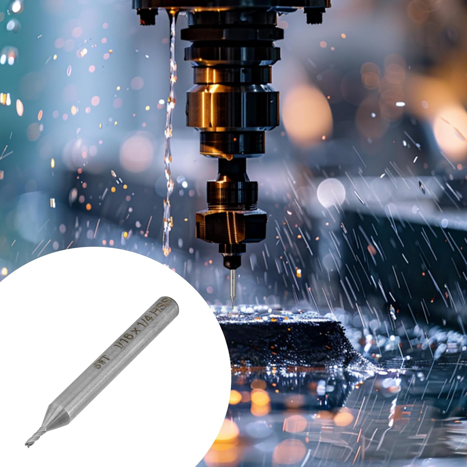 End Mill Cutter 1/16