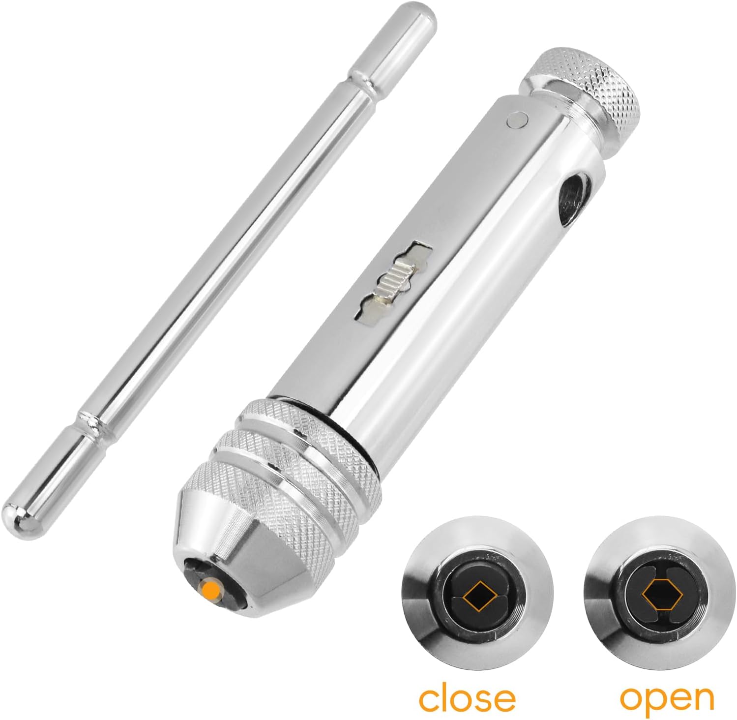 Ratchet Tap Wrench Adjustable T-Handle Tap Wrench Capacity Range M5-M12 - Image 5
