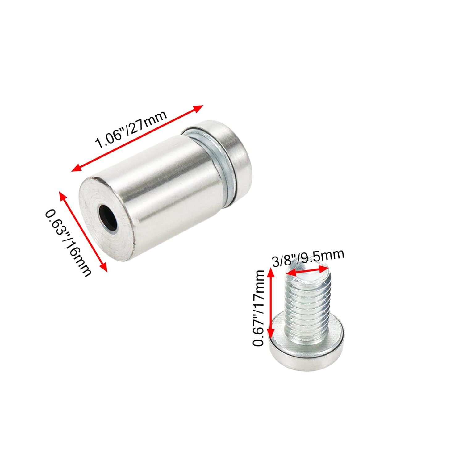 Sign Standoff Screws 0.63