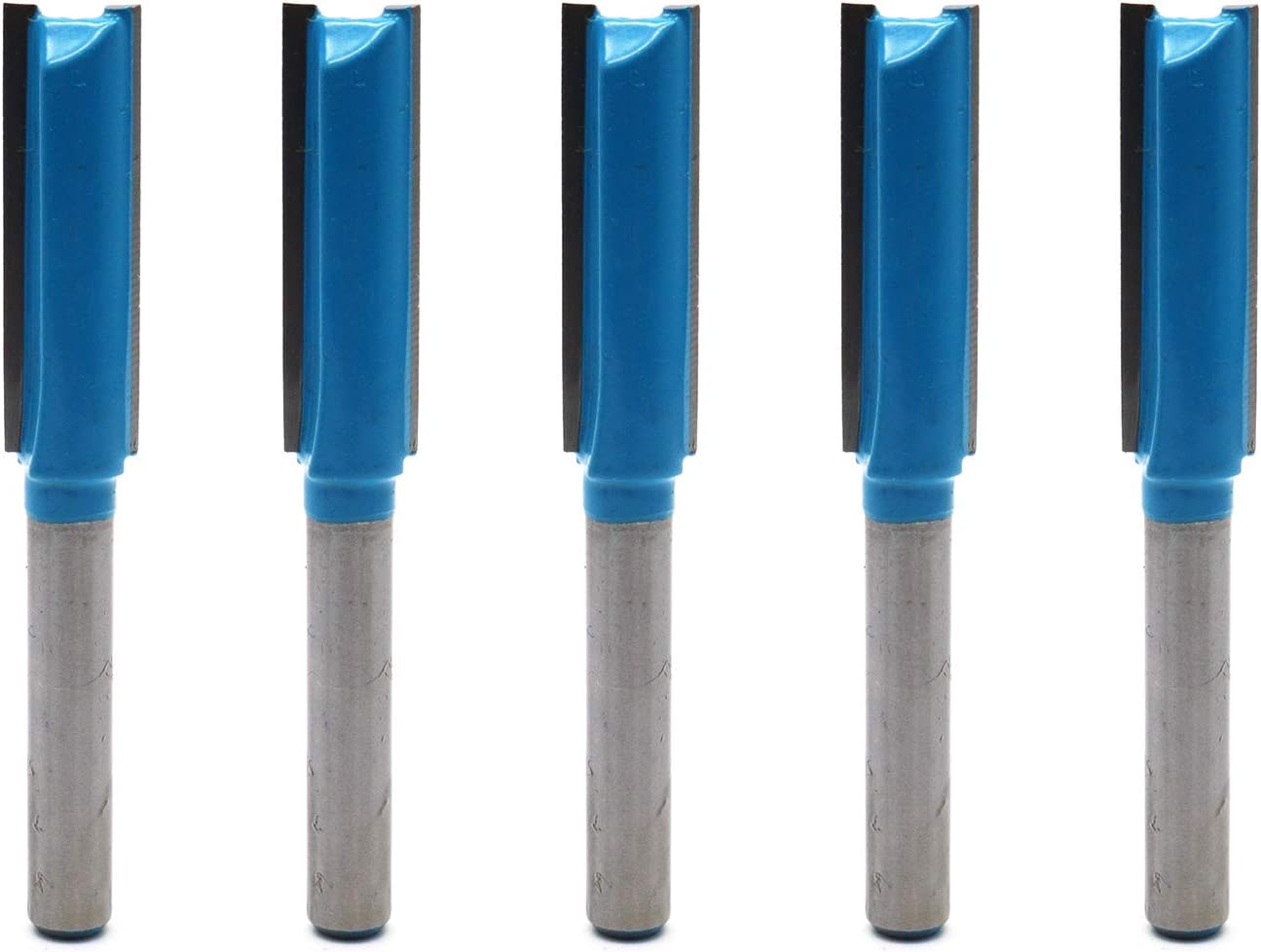 Straight Router Bit Double Flutes for Woodworking 1/4