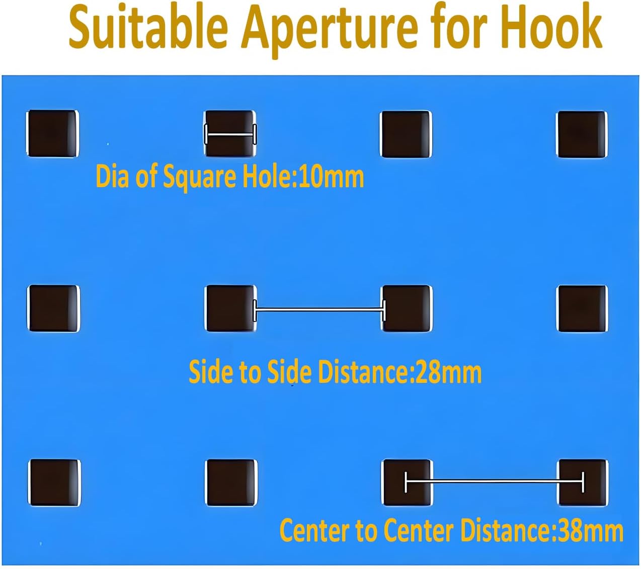 Pegboard Hooks Heavy Duty Metal Steel 3/8