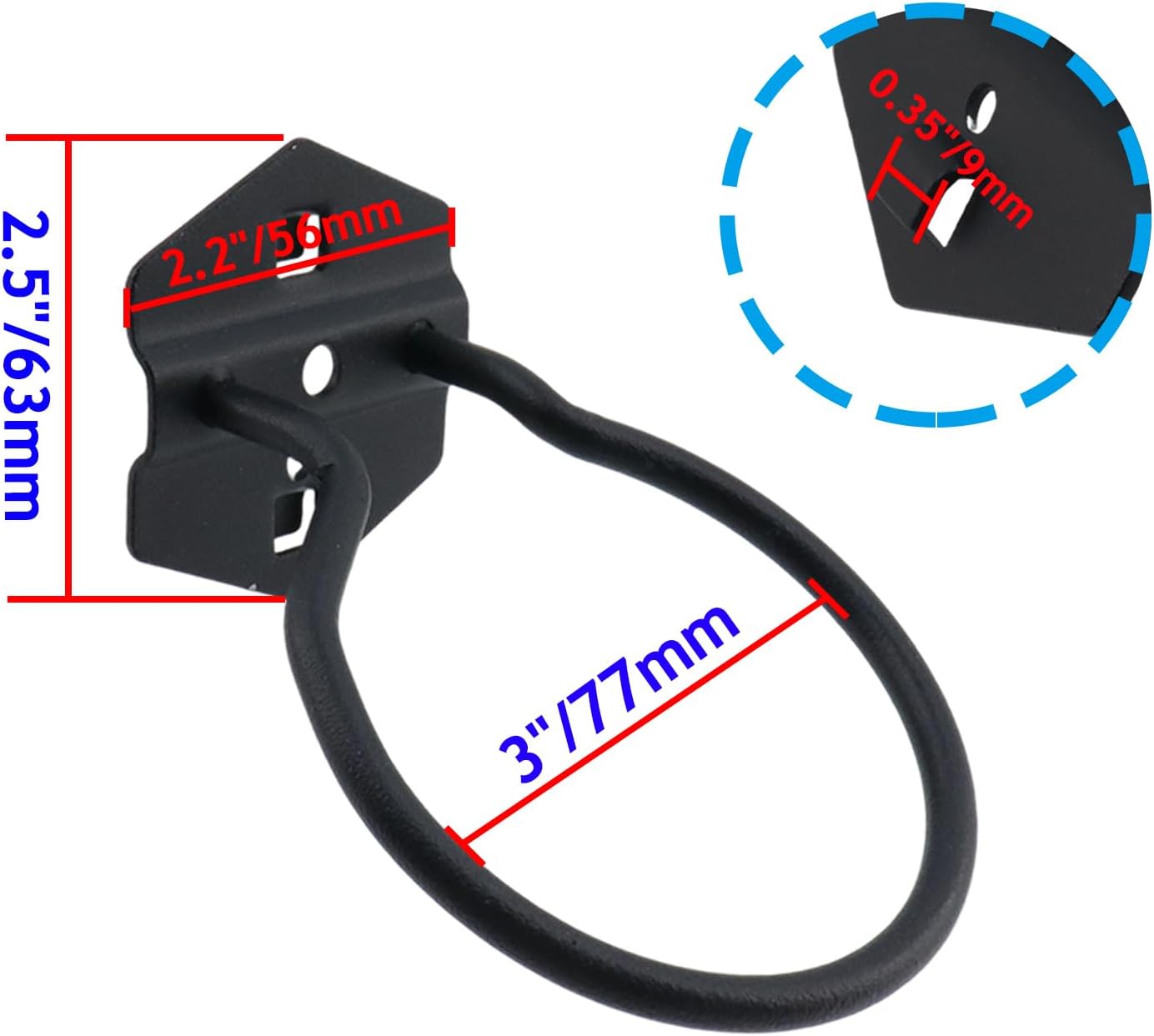 Pegboard Power Tool Holders Pegboard Hooks Heavy Duty Metal Steel 3/8