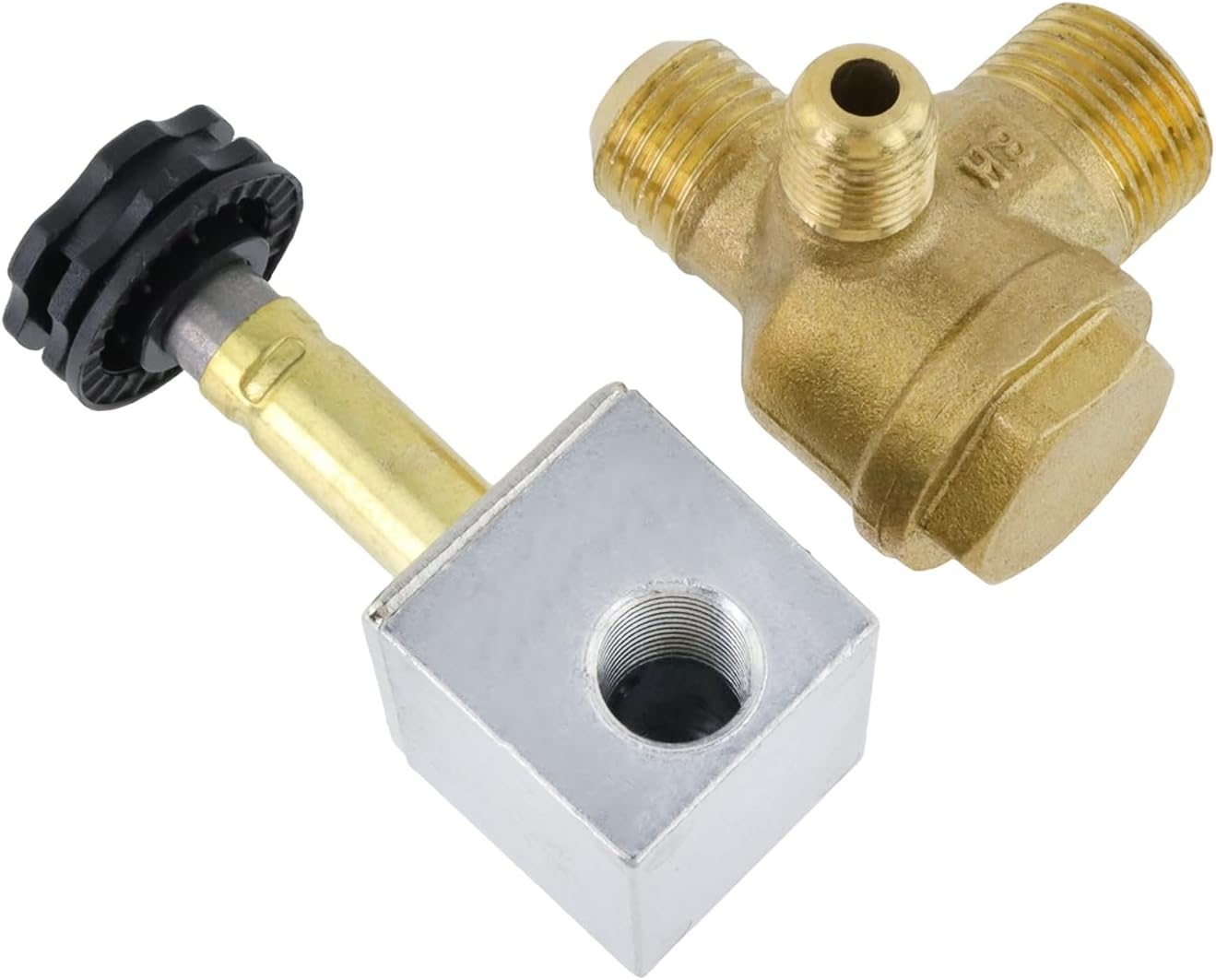 Electric Solenoid Air Valve Body Aluminum Power-Off Vent Exhaust Valves Body with 3 Way Valve for Air Compresspor - Image 3