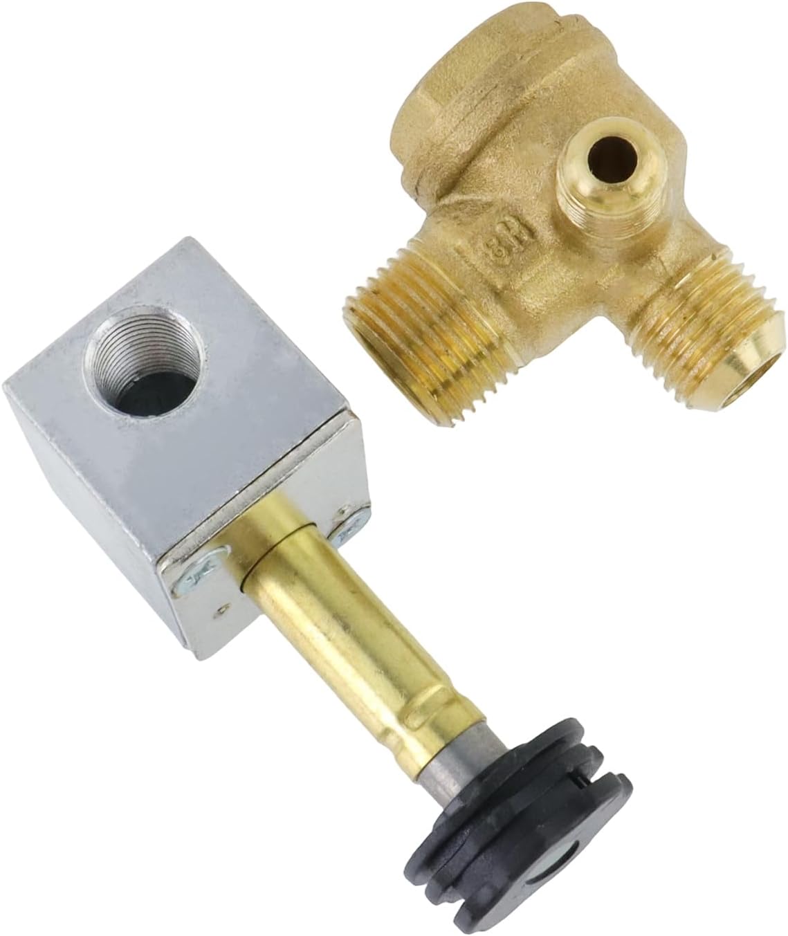 Electric Solenoid Air Valve Body Aluminum Power-Off Vent Exhaust Valves Body with 3 Way Valve for Air Compresspor - Image 4