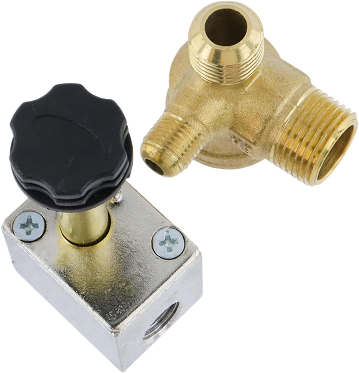 Electric Solenoid Air Valve Body Aluminum Power-Off Vent Exhaust Valves Body with 3 Way Valve for Air Compresspor - Image 5
