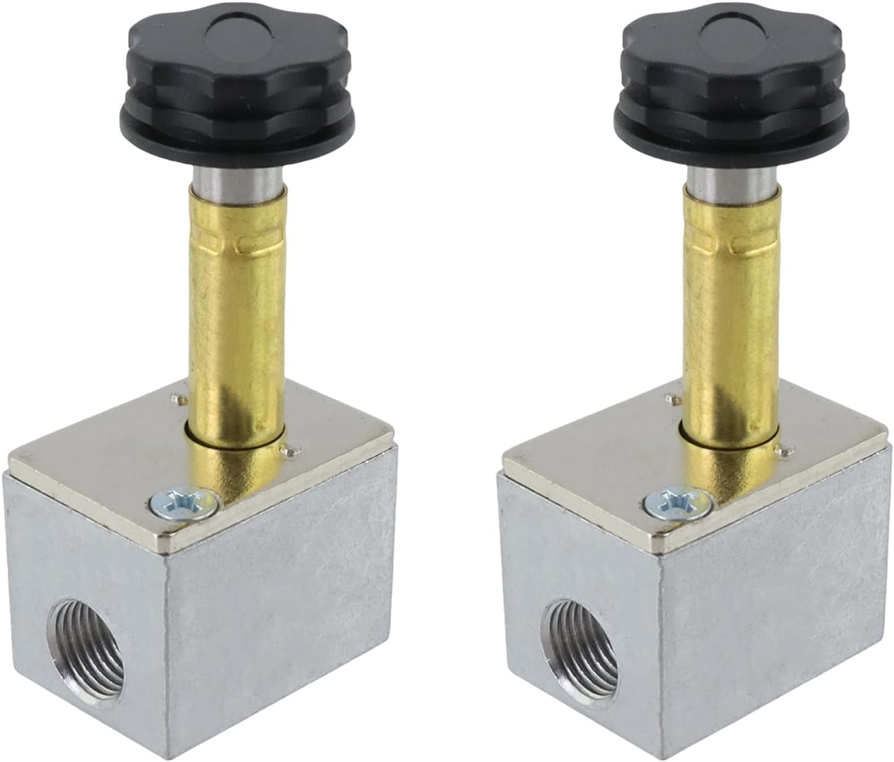 Electric Solenoid One Way Air Valve Body Aluminum Power-Off Vent Exhaust Valves Body for Air Compresspr - Image 1