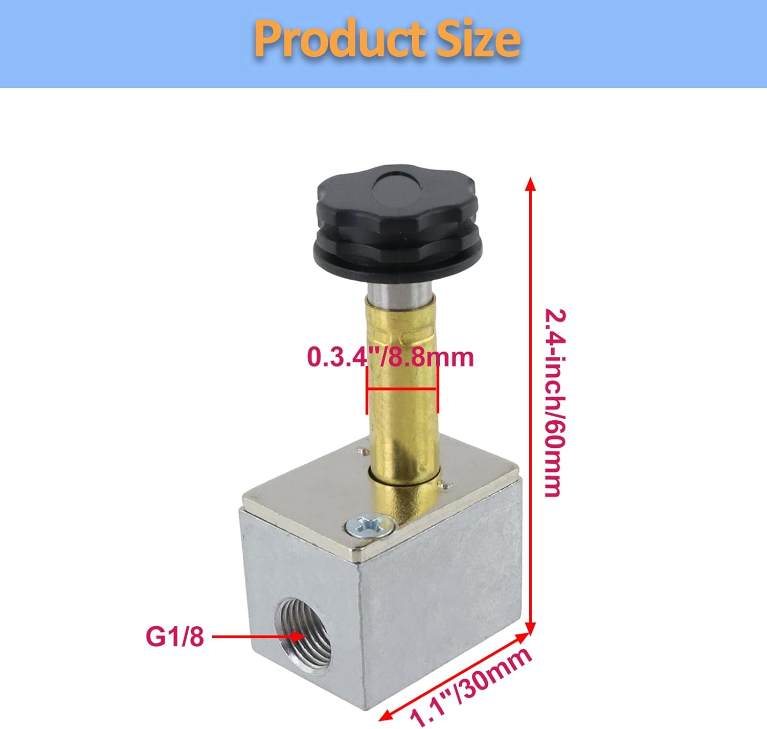 Electric Solenoid One Way Air Valve Body Aluminum Power-Off Vent Exhaust Valves Body for Air Compresspr - Image 2
