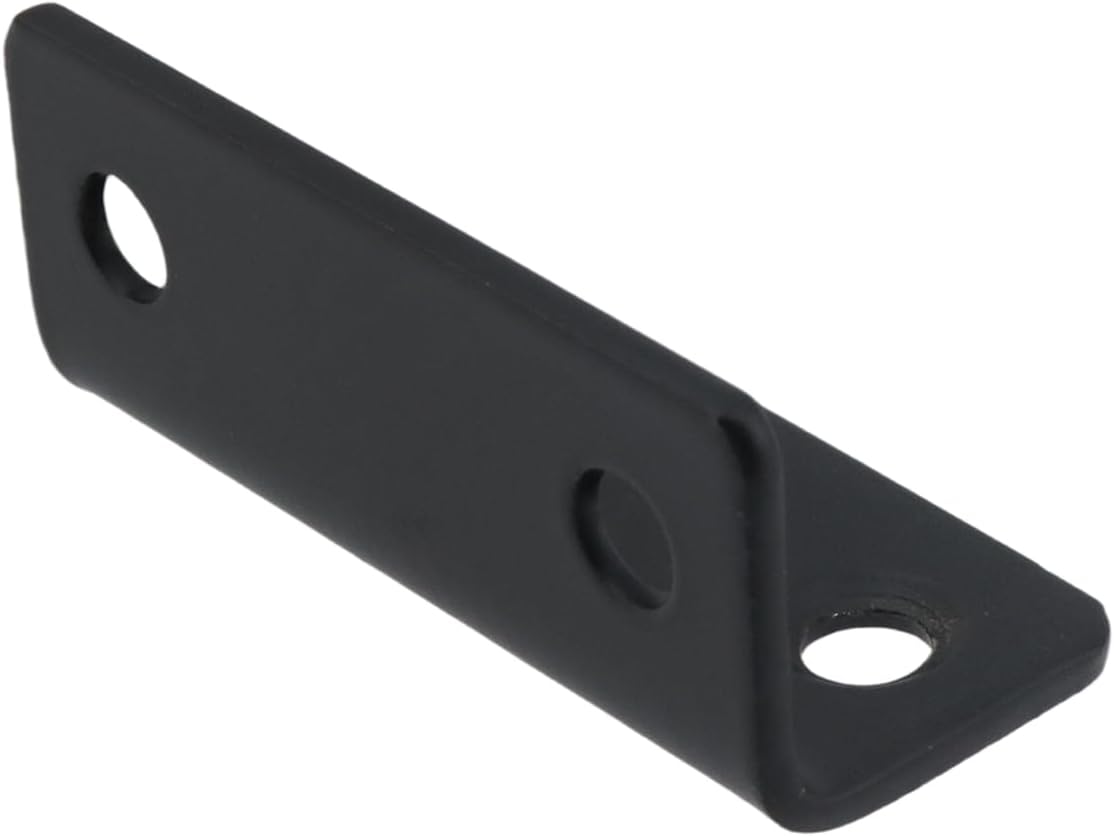 L Bracket for Shelves Heavy Duty Corner Brace Stainless Steel Shelf Brackets Metal Braces for Wood Furniture Cabinet Chair, Black ,1.8