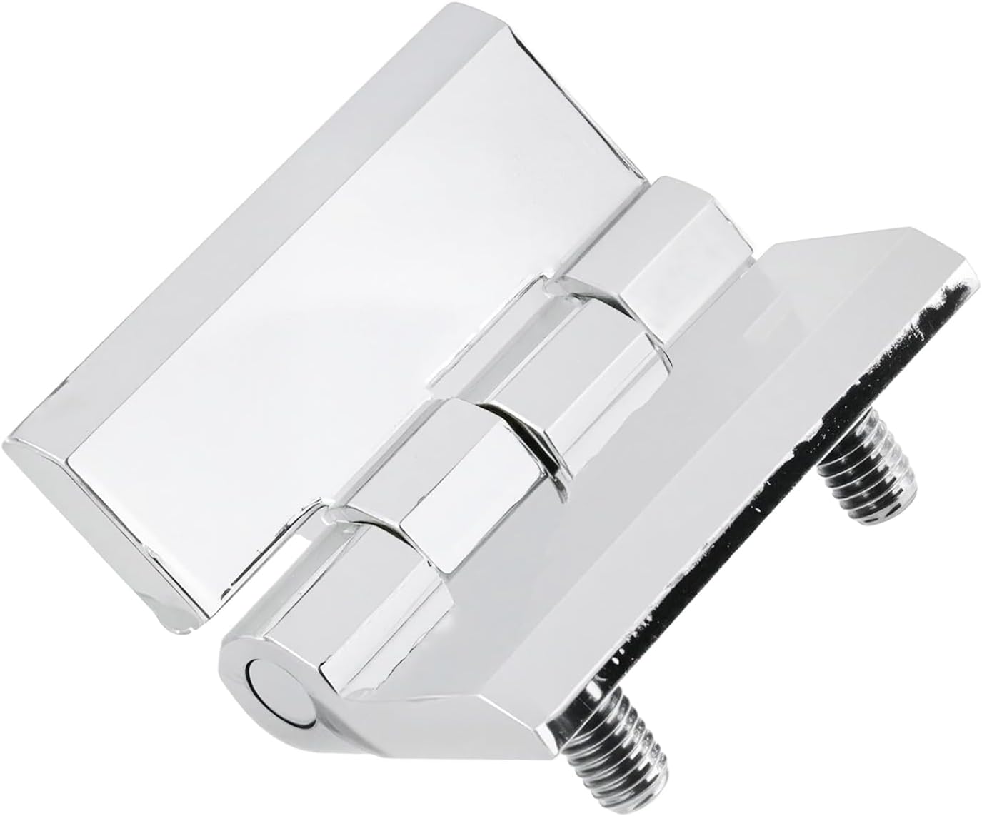 Cabinet Hinge Zinc Alloy Door Hinges with Screw Bolts Polished Chrom Silver Butt Hinge for Electrical Distribution Boxes 2