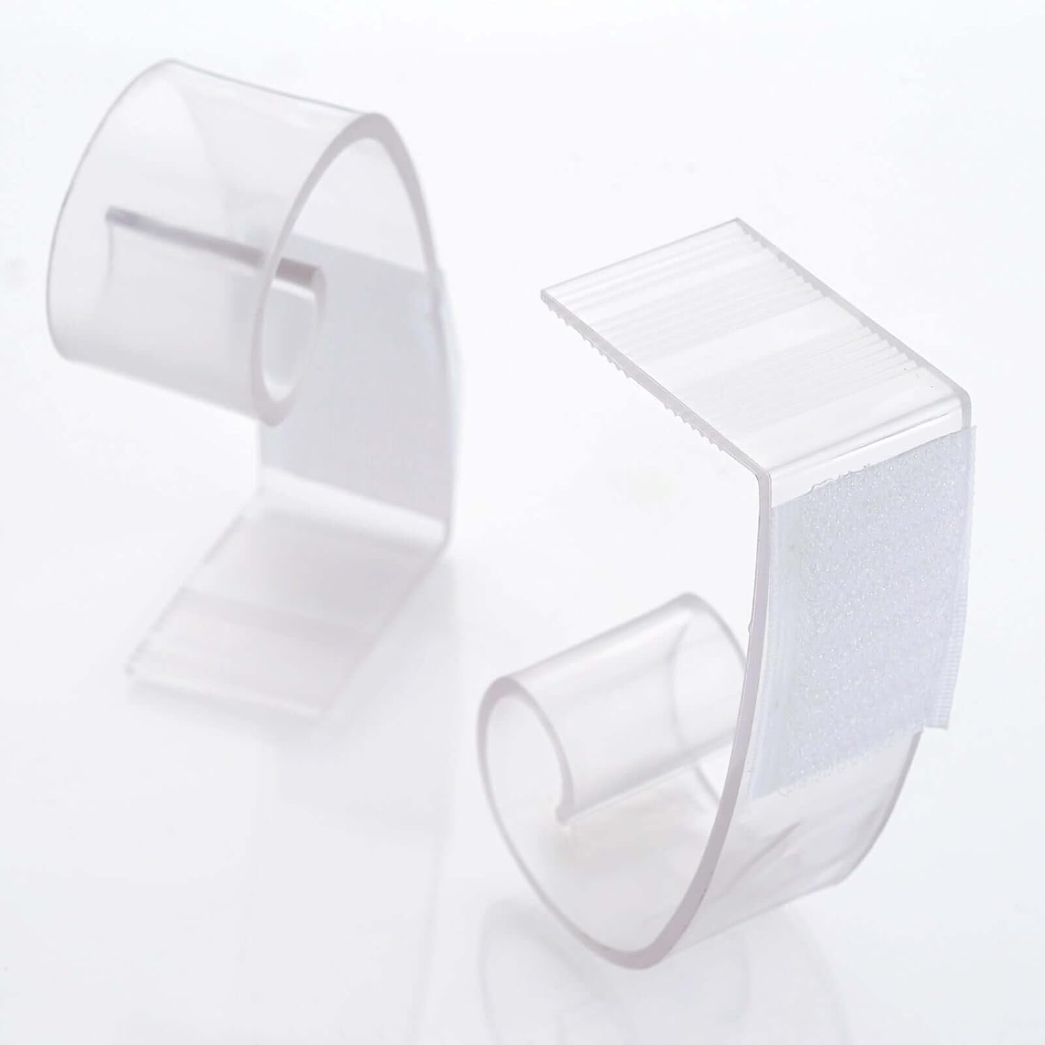 Efavormart 12 PCS Adjustable Clear Plastic Large Table Skirt Clips for Wedding Party Event Decoration - 3