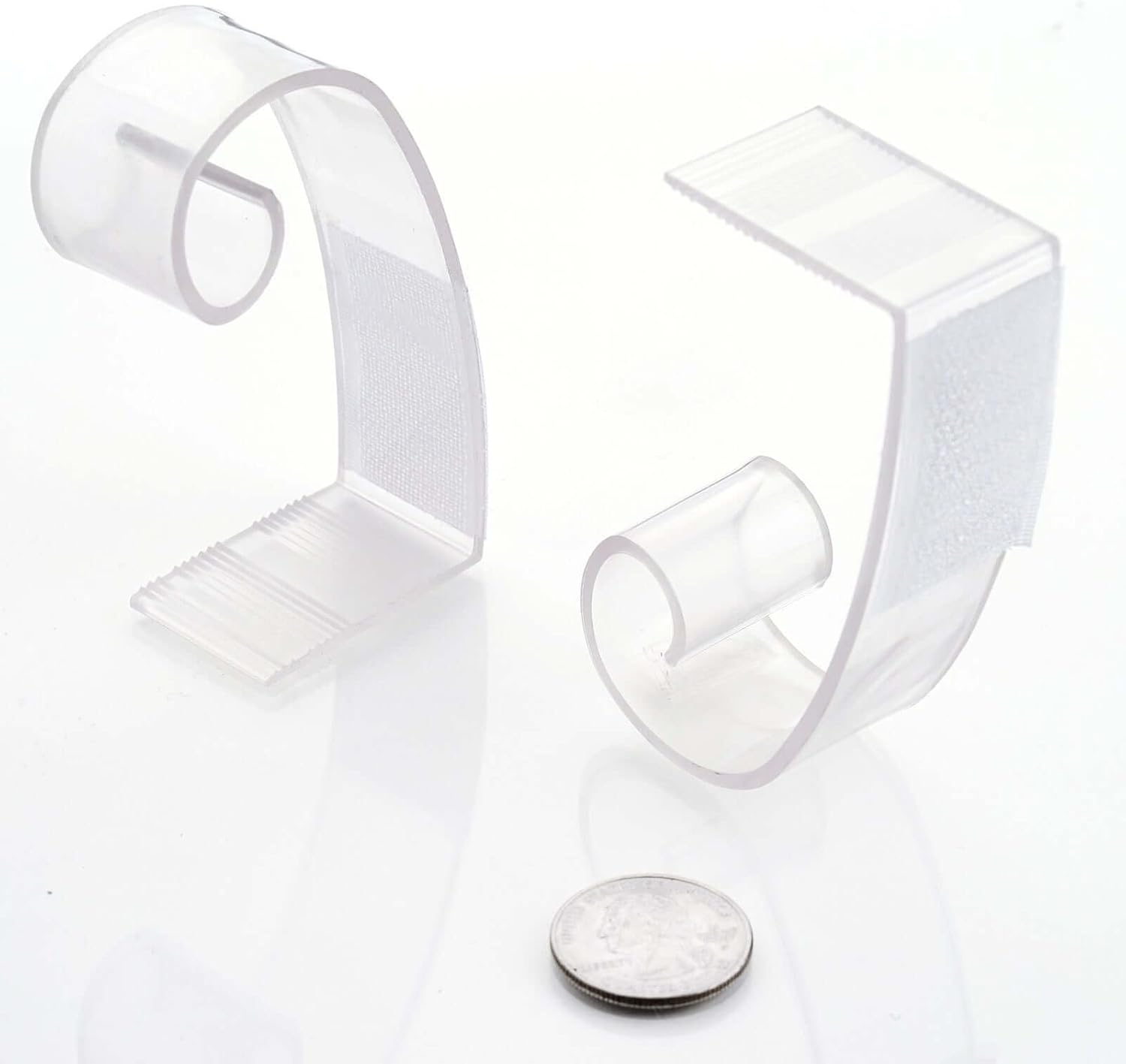 Efavormart 12 PCS Adjustable Clear Plastic Large Table Skirt Clips for Wedding Party Event Decoration - 3