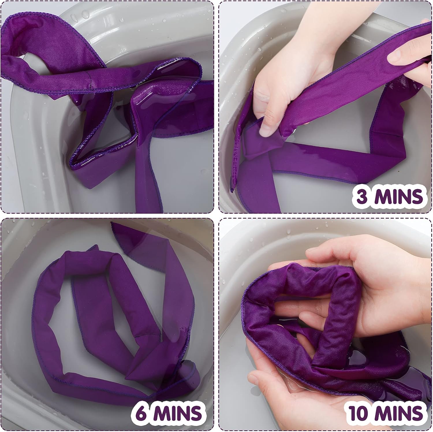 Ice Cooling Scarf Cooling Neck Bandana Wrap Headband for Men Women Outdoor Activities - Image 4