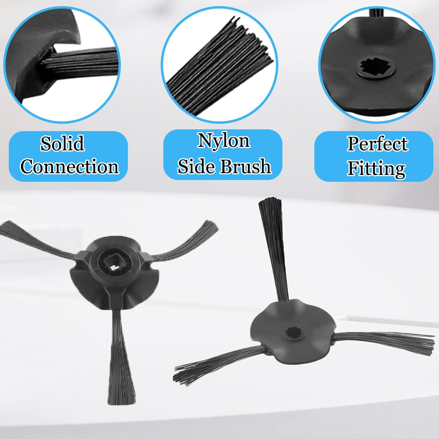 Side Brush for Shark RV2310, RV2310AE, AV2310, AV2310AE, RV2300, RV2300S, RV2320S, UR2350AE Matrix Robot Vacuum Cleaner Replacement Parts - 6 Pack - Image 5