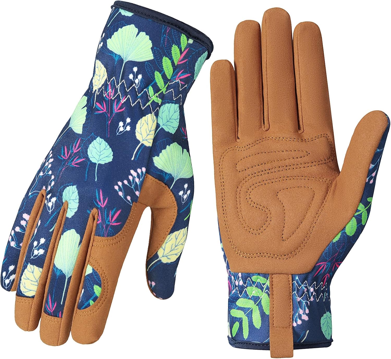 Gardening Gloves for Women, Breathable leather Garden Gloves with Grip, Thorn-Proof Puncture-Resistant Work Gloves - Image 1