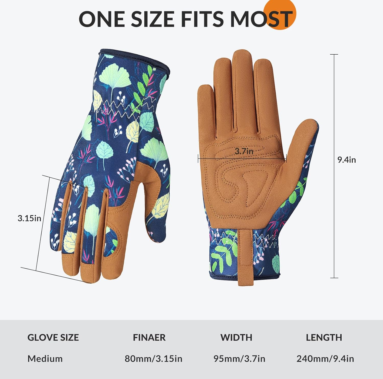 Gardening Gloves for Women, Breathable leather Garden Gloves with Grip, Thorn-Proof Puncture-Resistant Work Gloves - Image 5