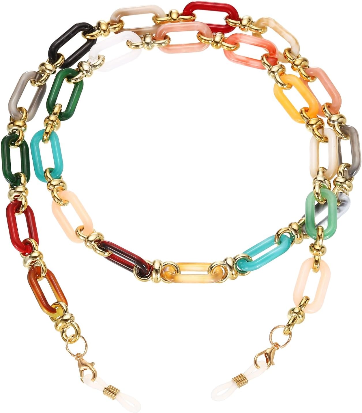 Acrylic Glasses Chain, Eyeglass Chain Holder Strap Chains - Image 1