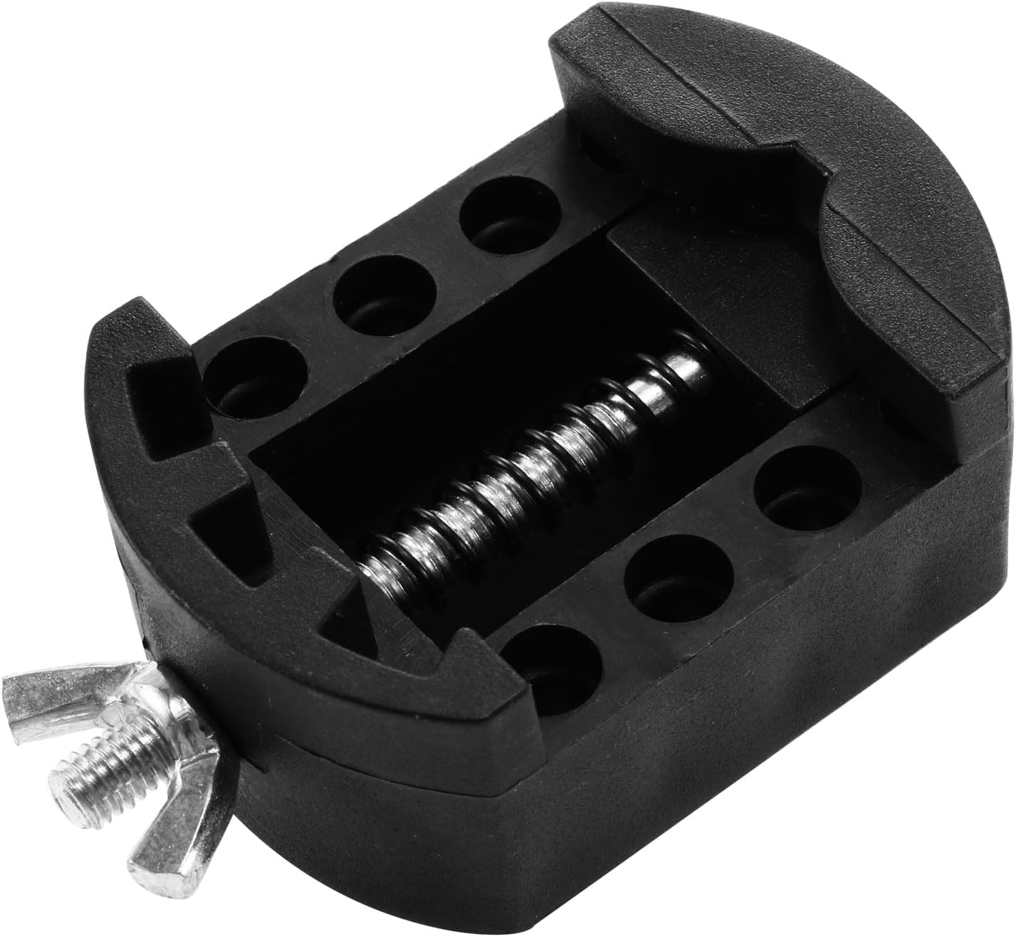 Watch Back Case Cover Remover Holder Tool Adjustable 36mm PE Black - Image 1