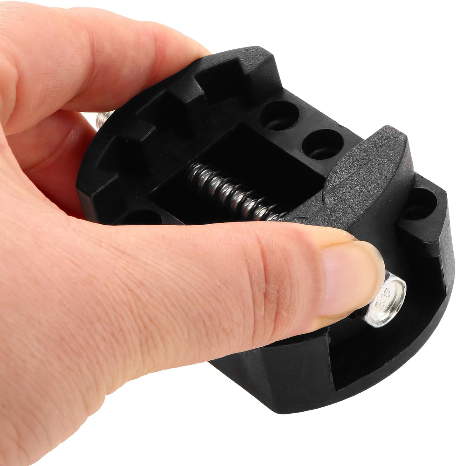 Watch Back Case Cover Remover Holder Tool Adjustable 36mm PE Black - Image 4