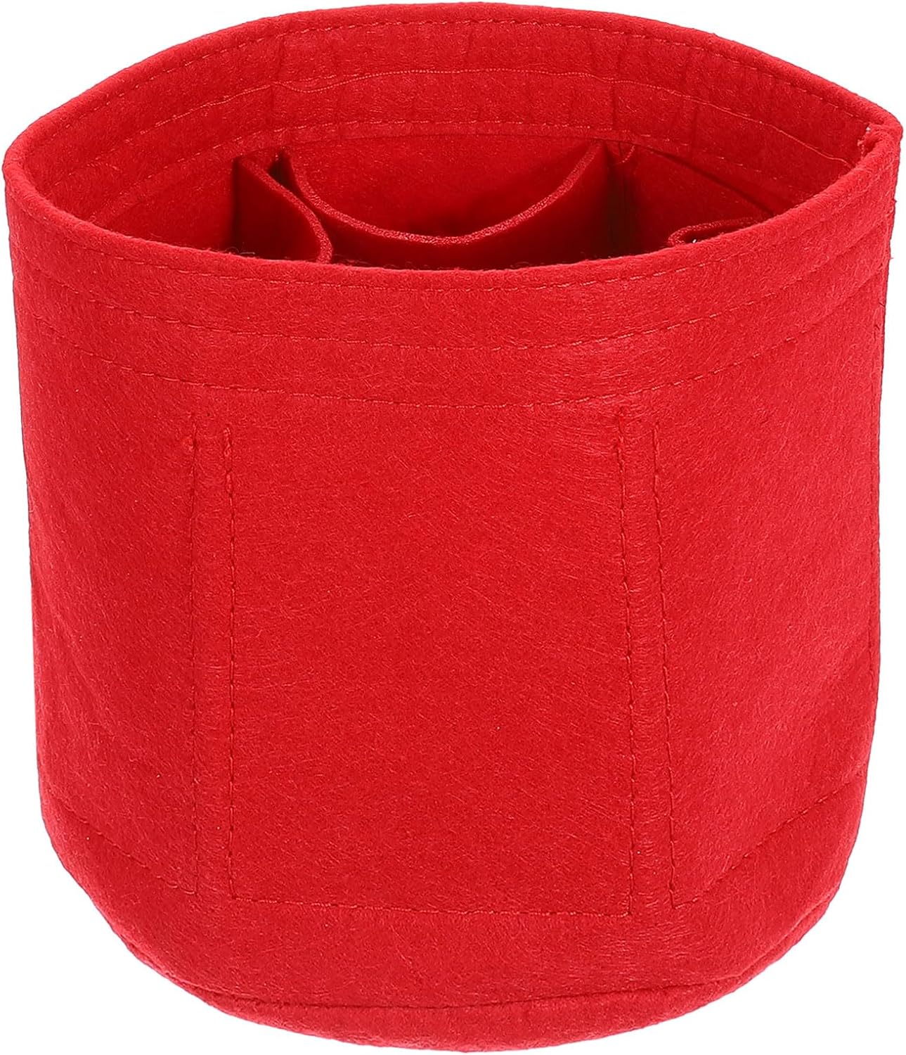 Purse Organizer Insert, Portable Felt Organizer Bags Round Multiple Compartments Purse Liner for Bucket Bag, Domed Satchel, Tote Bag, Handbag Shaper (6