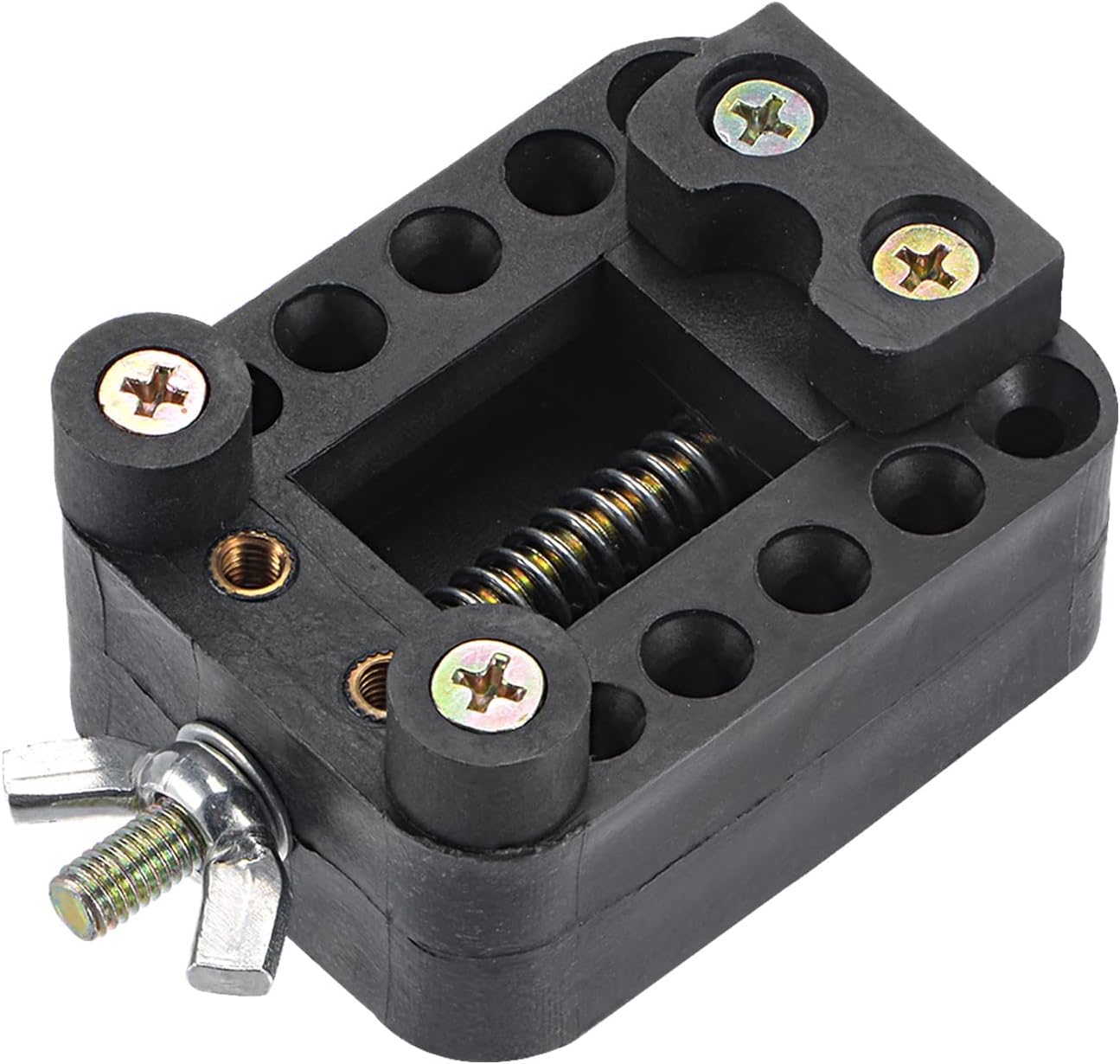 Watch Back Case Cover Remover Holder, Watch Repair Tool Adjustable 32mm PVC Black - Image 1