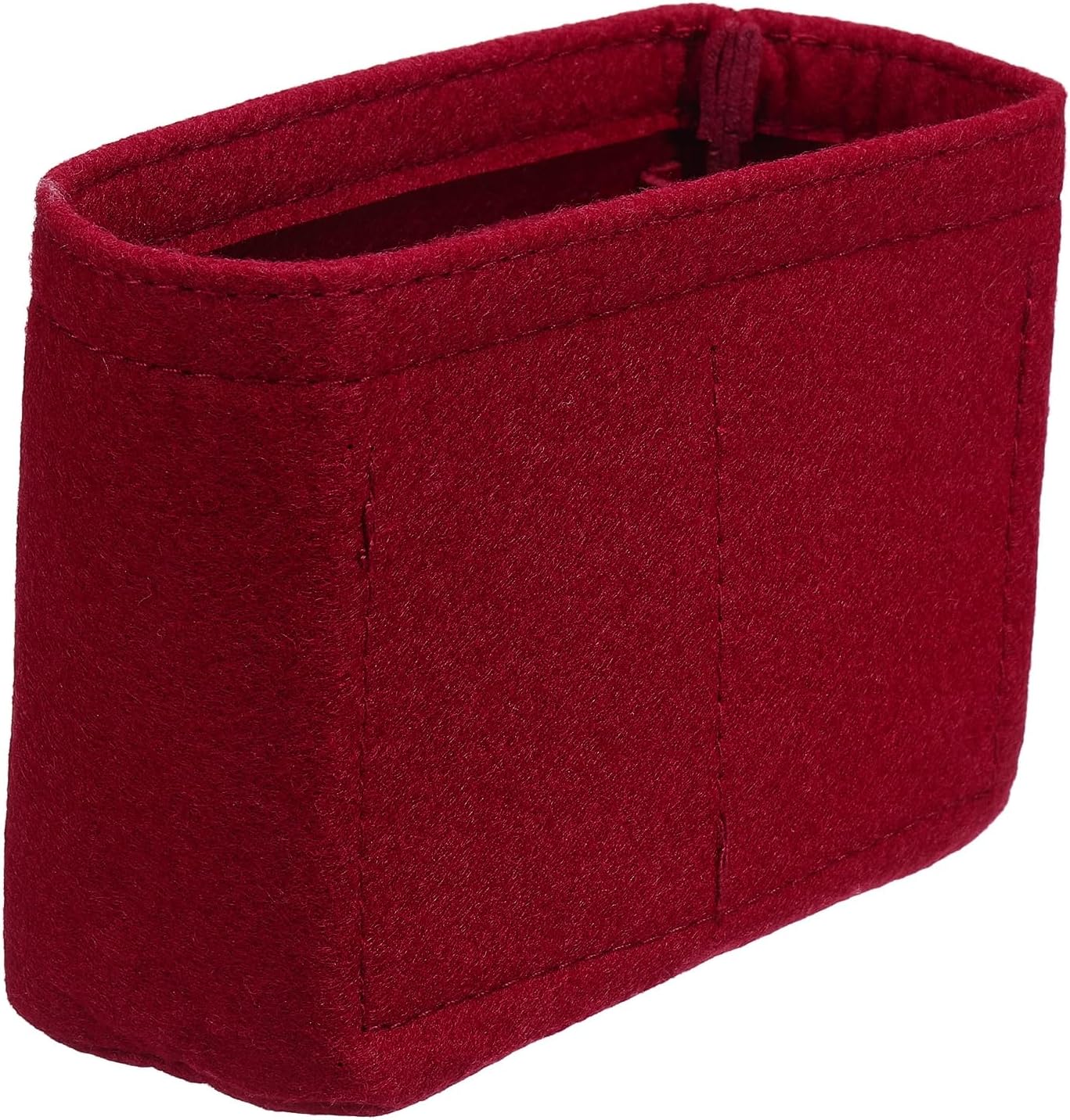 Purse Organizer Insert, Felt Portable Handbag Shaper Multiple Compartments Liner Pouch for Handbag Purse Tote Bag, 5.3
