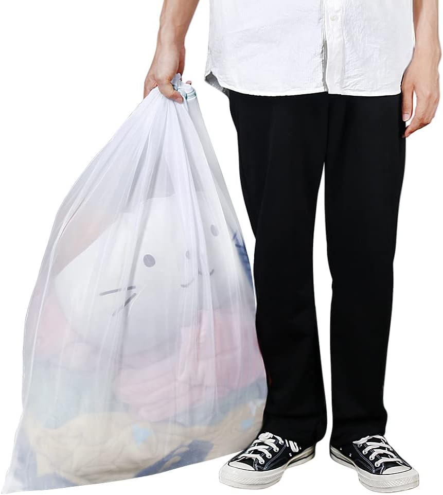 Extra Large Mesh Laundry Bags, 2 Pack 43 x 35 inch Jumbo Delicates Bag for Washing Machine, Large Mesh Bags for Delicates, Coats, Blankets, Bedding, Toys, Pet Items - Image 7