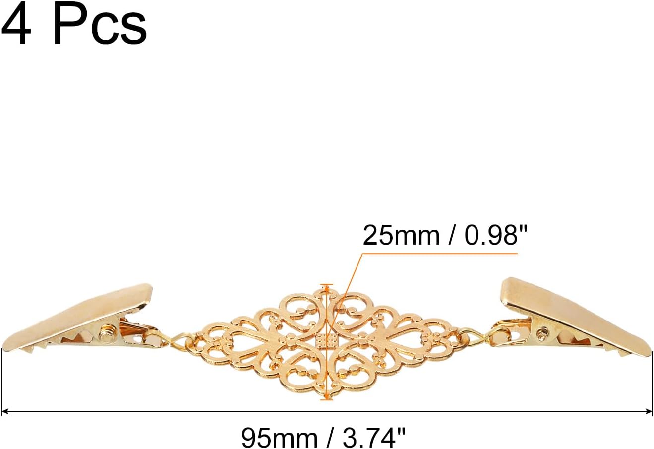 Retro Cardigan Collar Clips & Shirt Clips for Women - Image 2