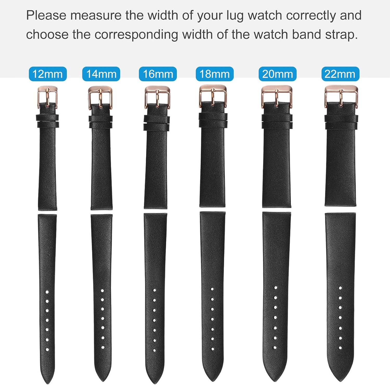 Quick Release Genuine Leather Watch Band Embossed Pattern Leather Watch Strap Replacement for Men Women - Image 4