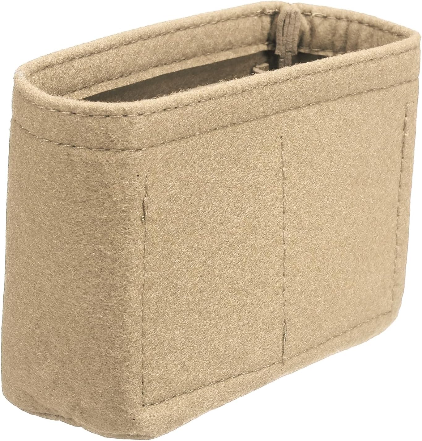 Purse Organizer Insert, Felt Portable Handbag Shaper Multiple Compartments Liner Pouch for Handbag Purse Tote Bag, 5.3
