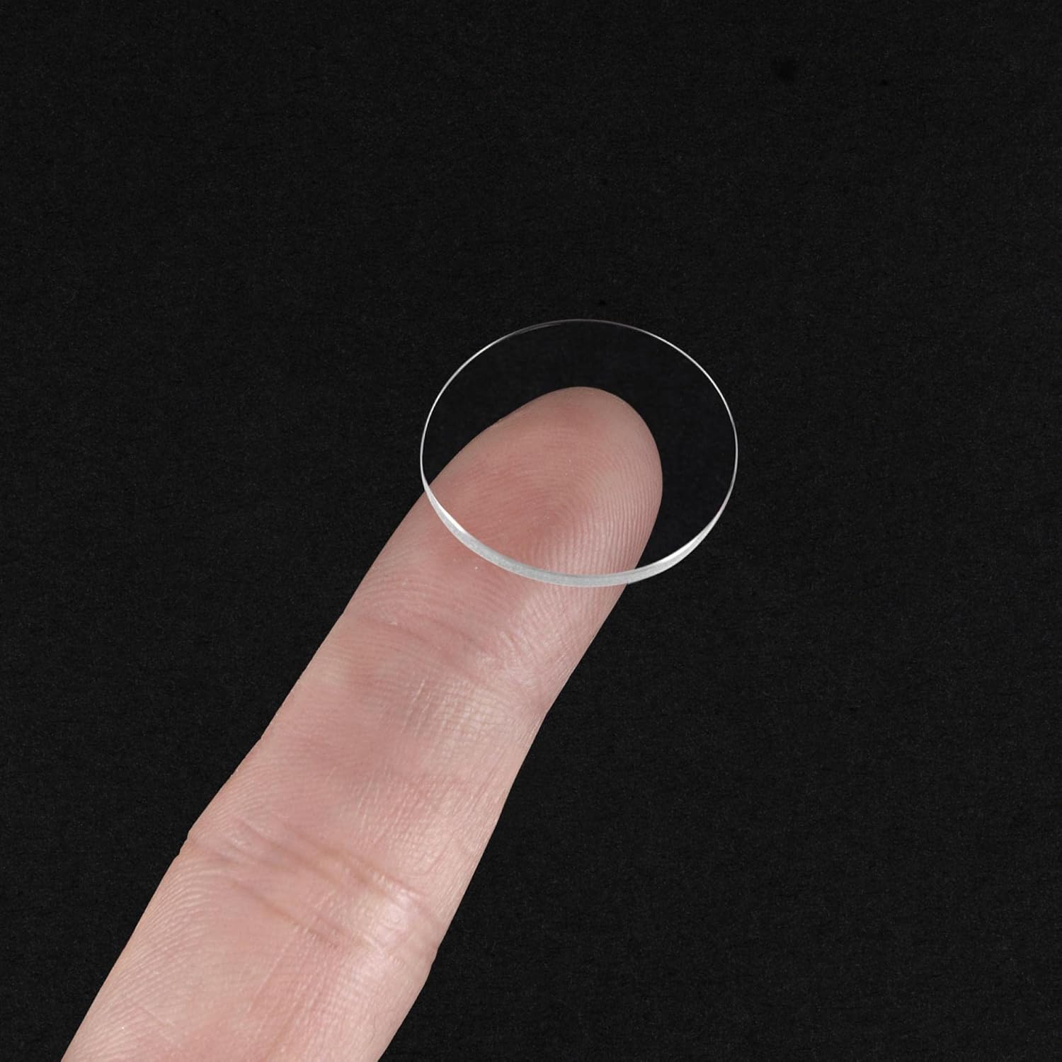 8 Pack 19mm Dia. Watch Glass Crystal Lens, Single Dome Round 1.5mm Edge Thickness for Watchmaker Repair Clear - Image 4
