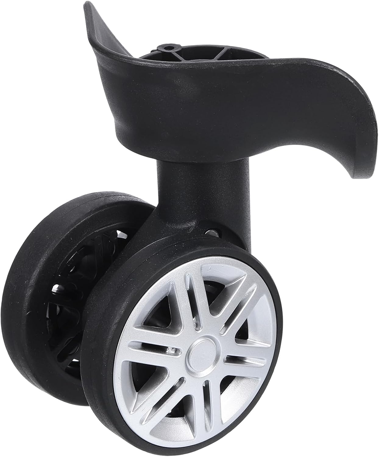 Luggage Wheel Replacement, Suitcase Trolley Wheels DIY Repair, Spinner Wheels Luggage Accessories, Swivel Silent Wheel, Black - Image 1