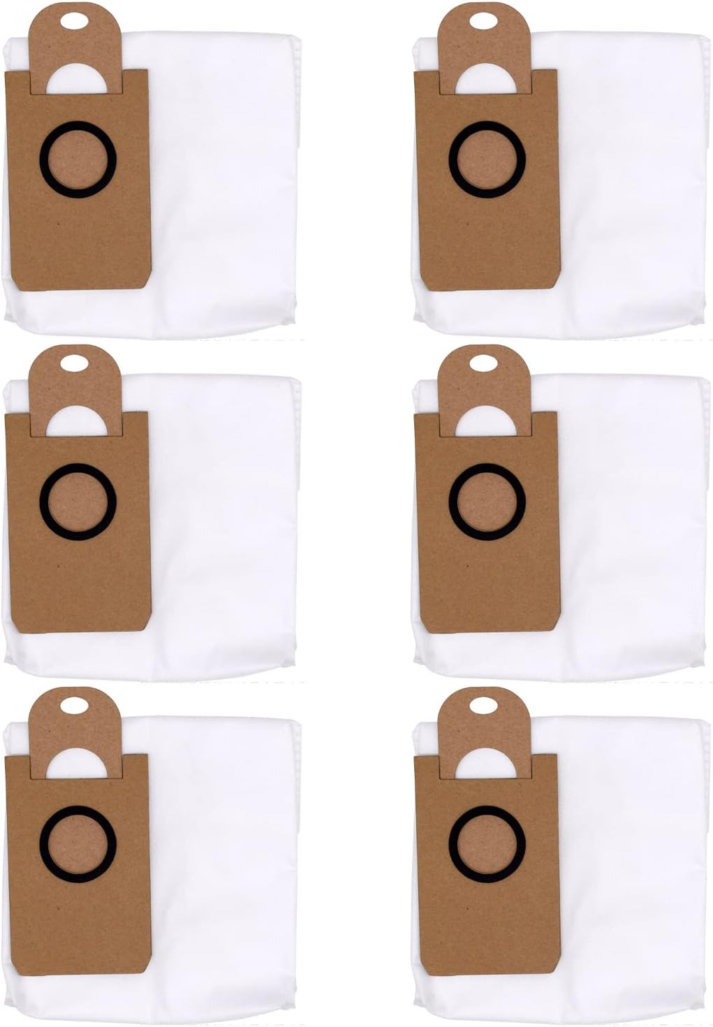 6 Pack Dust Bags for iHome AutoVac Nova Self Empty Robot Vacuum Replacement Accessory Parts - Image 1