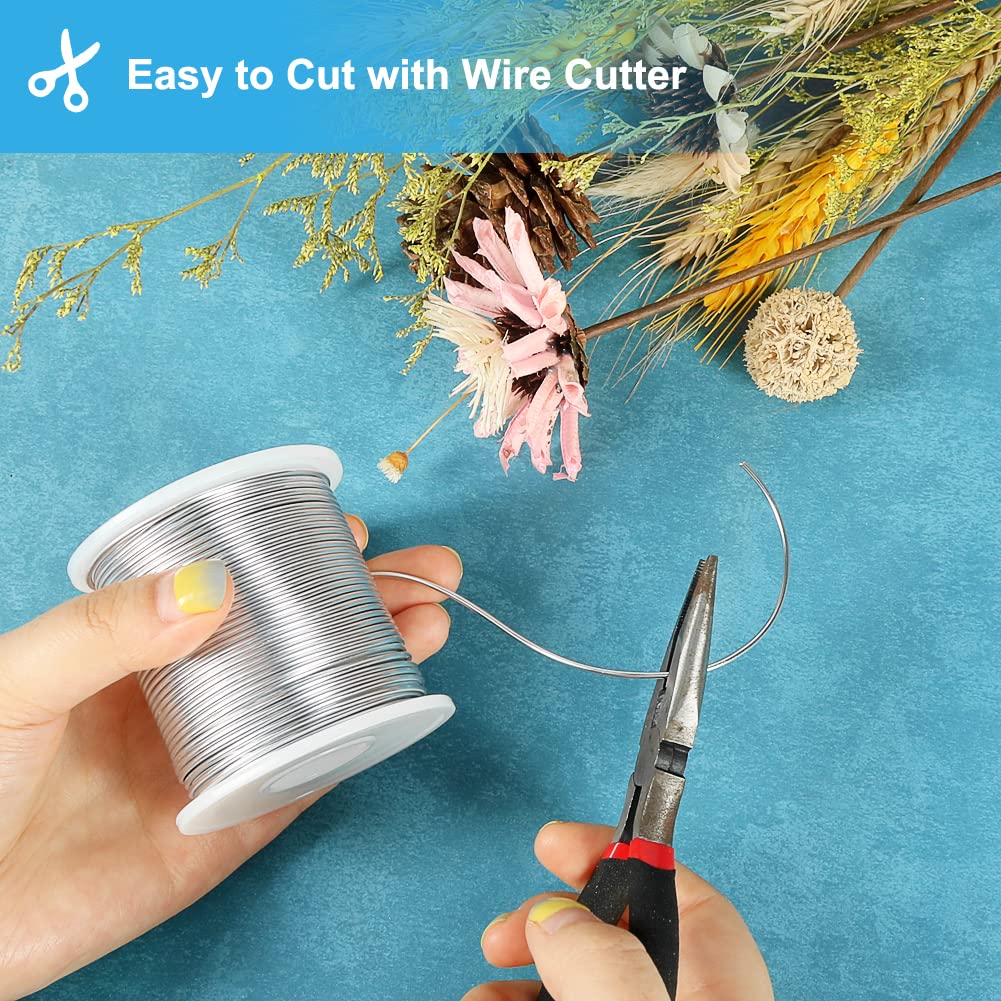 15 Gauge Aluminum Wire, 164 Feet 1.5mm Bendable Metal Craft Wire for Jewelry Making, Beading, Armature, Sculpting, Bonsai Training, Crafting - Image 6