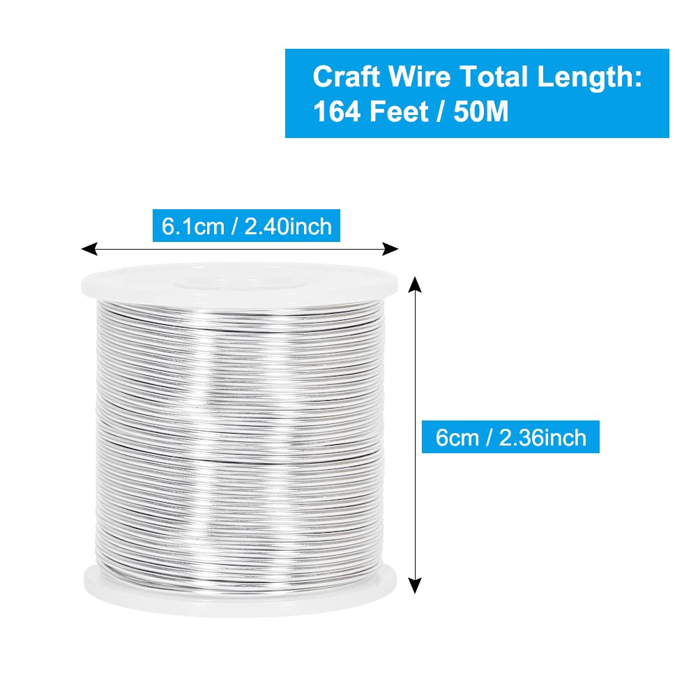 15 Gauge Aluminum Wire, 164 Feet 1.5mm Bendable Metal Craft Wire for Jewelry Making, Beading, Armature, Sculpting, Bonsai Training, Crafting - Image 7