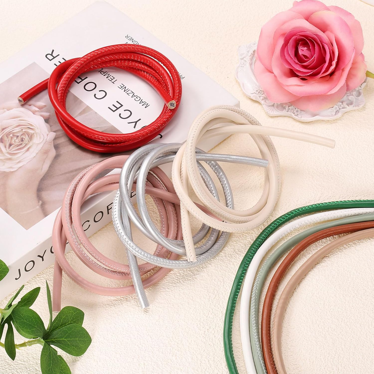 PU Leather Cord String Rope for DIY Women Tie Waist Strap Waist Belt Dress Bag Strap Replacement - Image 4