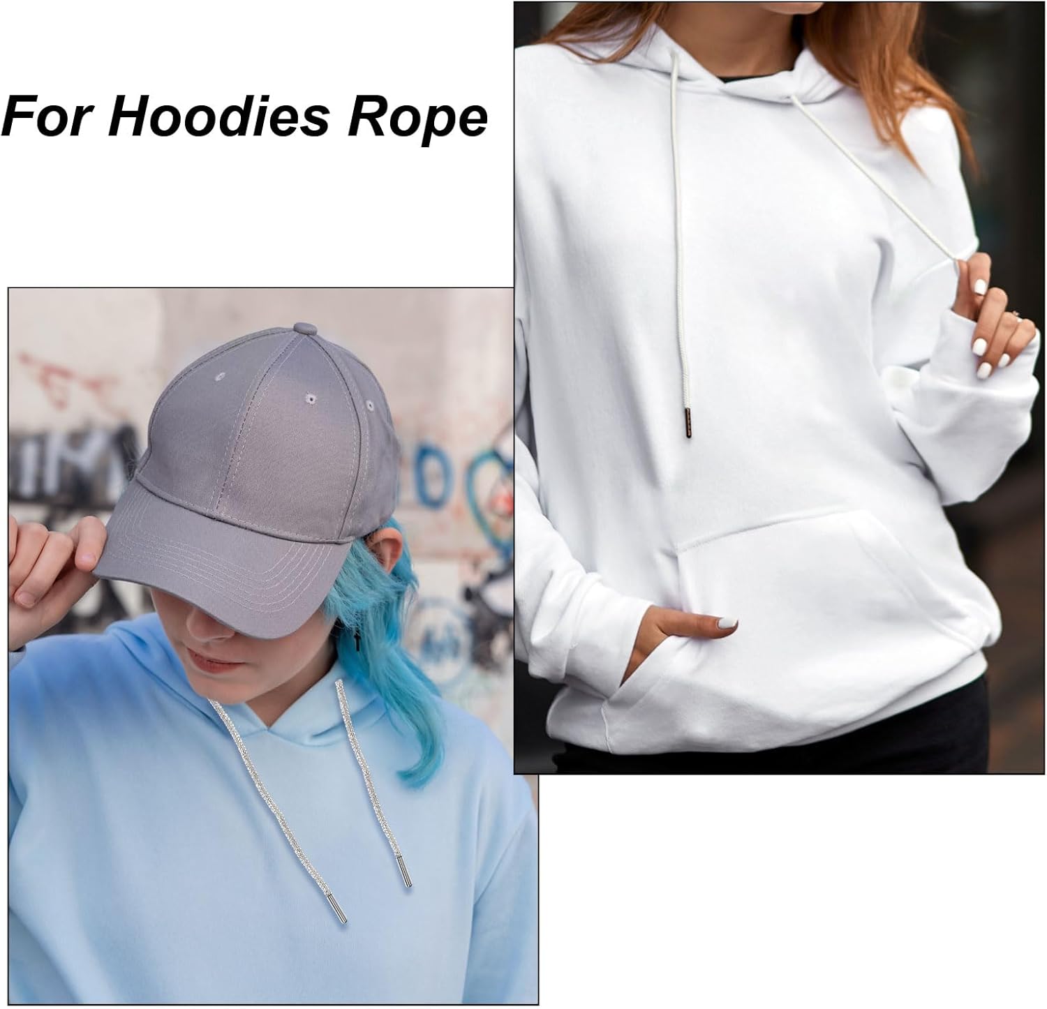 Rhinestone Shoe Lace Bling Glittered Ropes Drawstring Cords Replacement for Sweatpants Hoodie - Image 6
