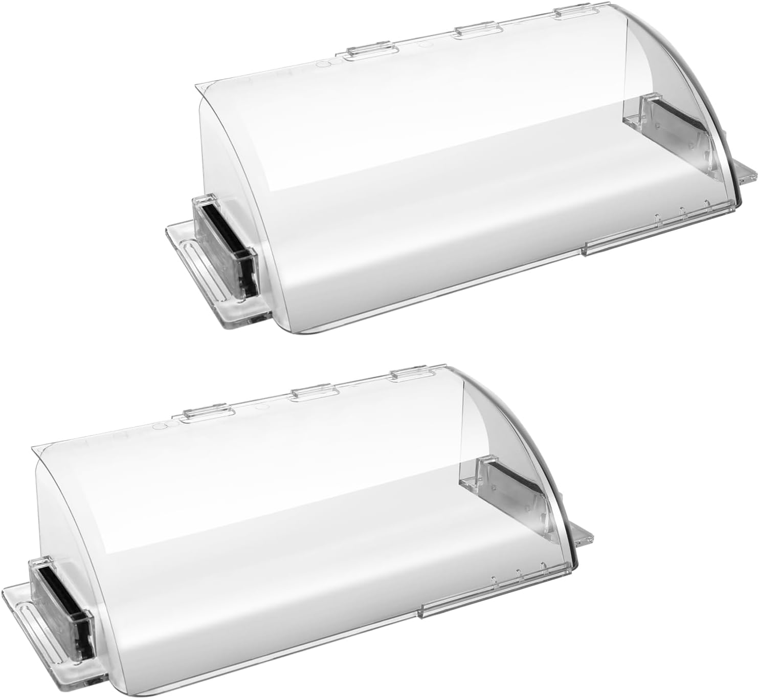 Air Vent Deflectors Adjustable Heat and Vent Cover Clear 2PCS Magnetic Air and Heat Deflector for Floor Vent Sidewalls and Ceiling Registers,8”-11” - Image 1